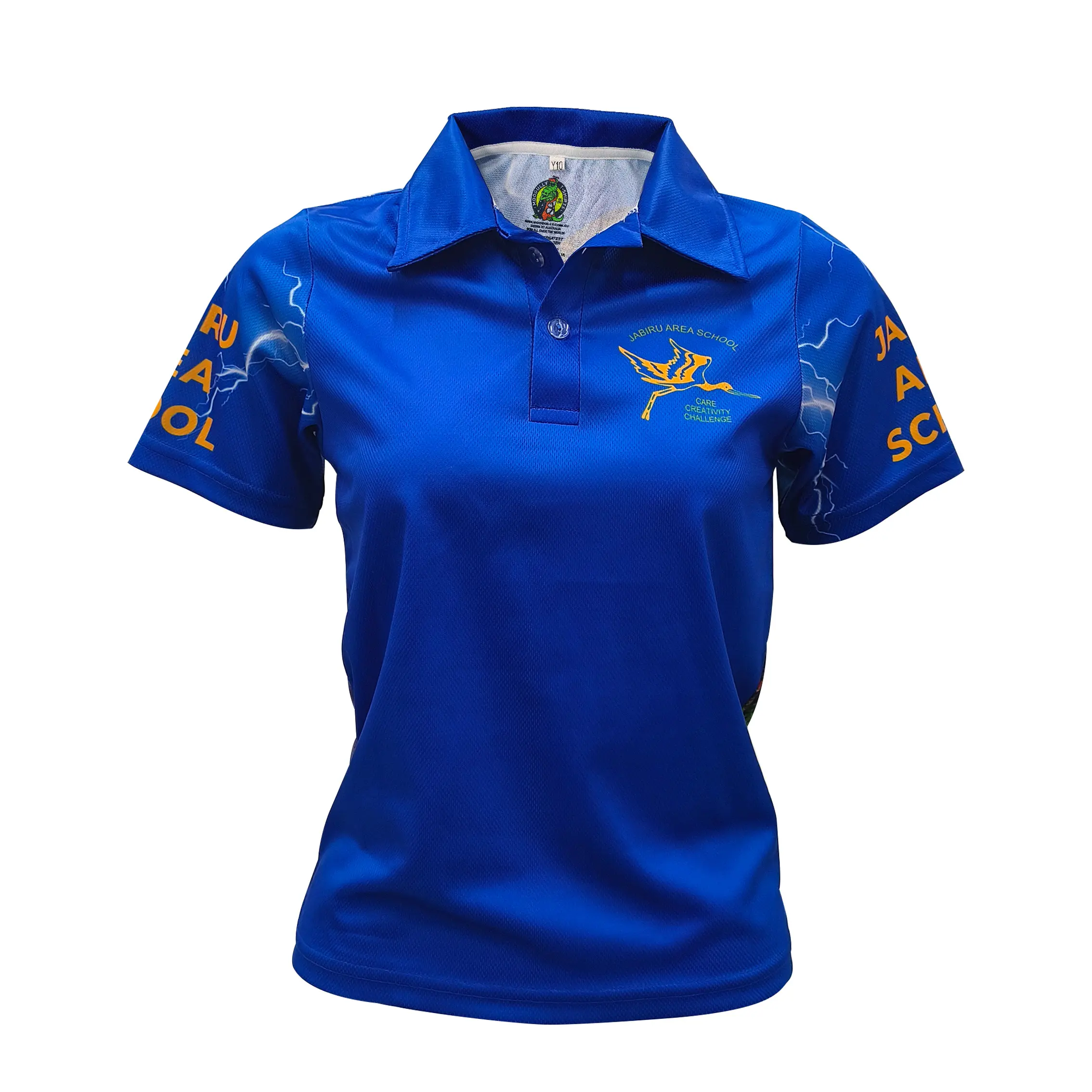 Custom Sublimated School Polo Shirt – Royal Blue Team Uniform Style