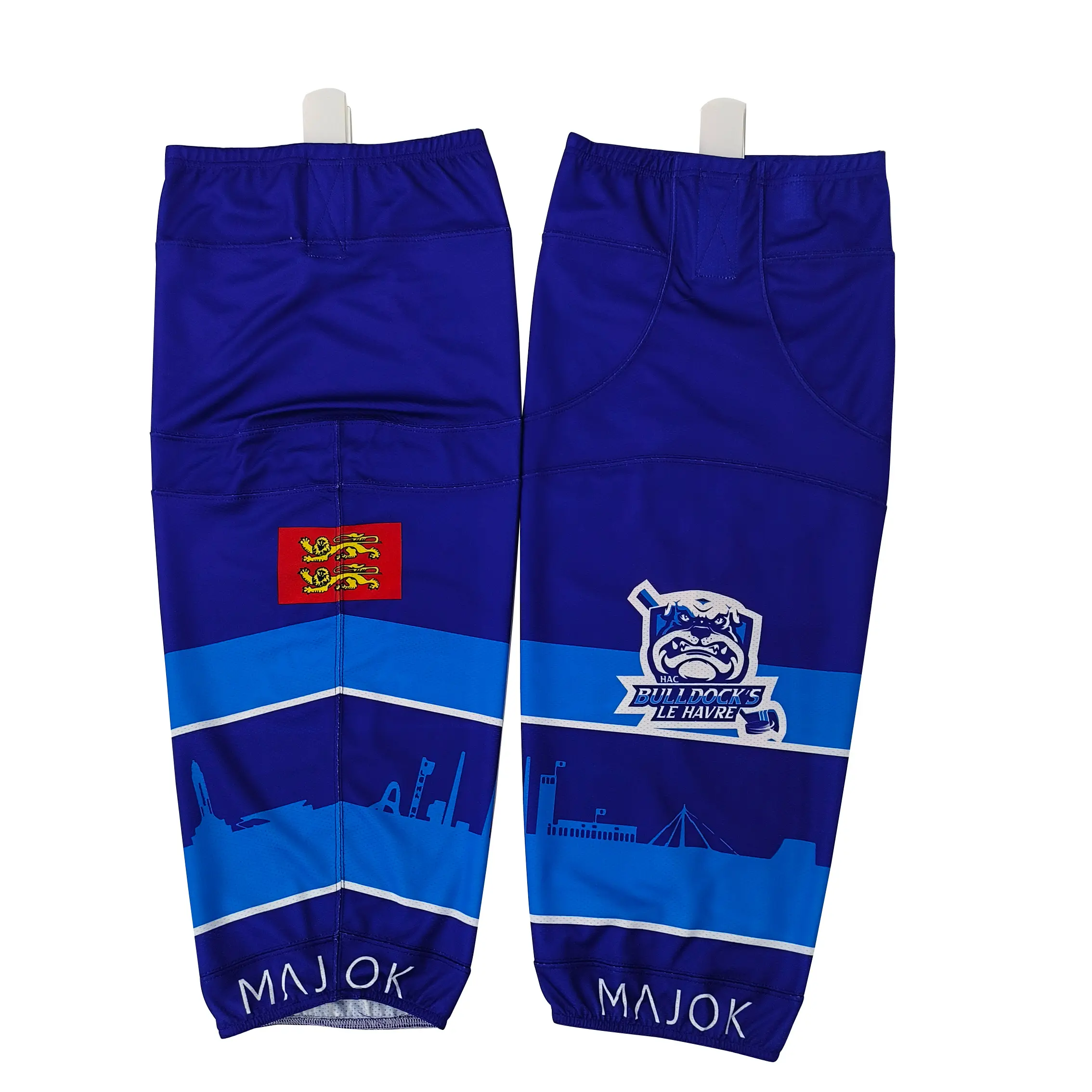 ODM HAC Le Havre Bulldogs Official Team Hockey Socks – Pro-Grade Performance Socks with City Skyline Graphic Manufacturer, Products