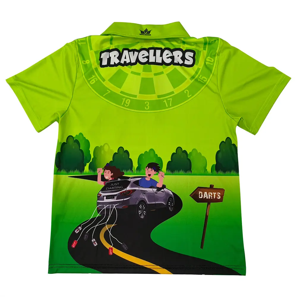 Custom Factory Price Manufacturer Supplier Sublimation Women Green Polo