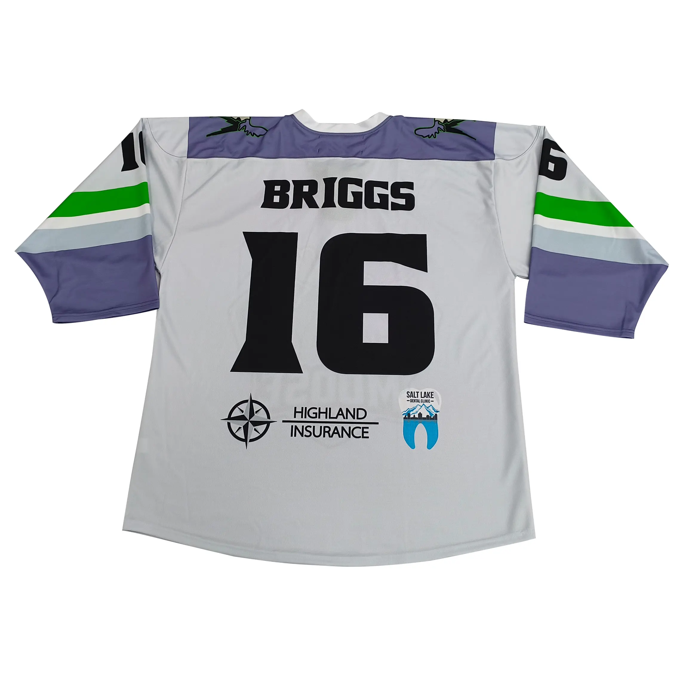 Custom Team Ice Hockey Jerseys-Customizable Moose Unique Design SALT LAKE CITY Team Breathable Full Sublimation Printing