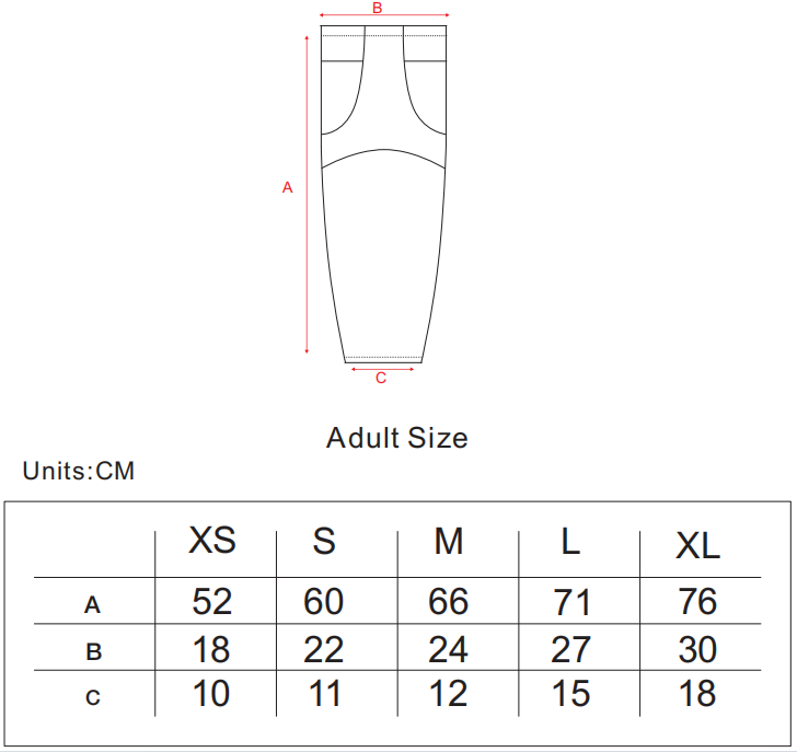 Hockey Socks Size Chart 1