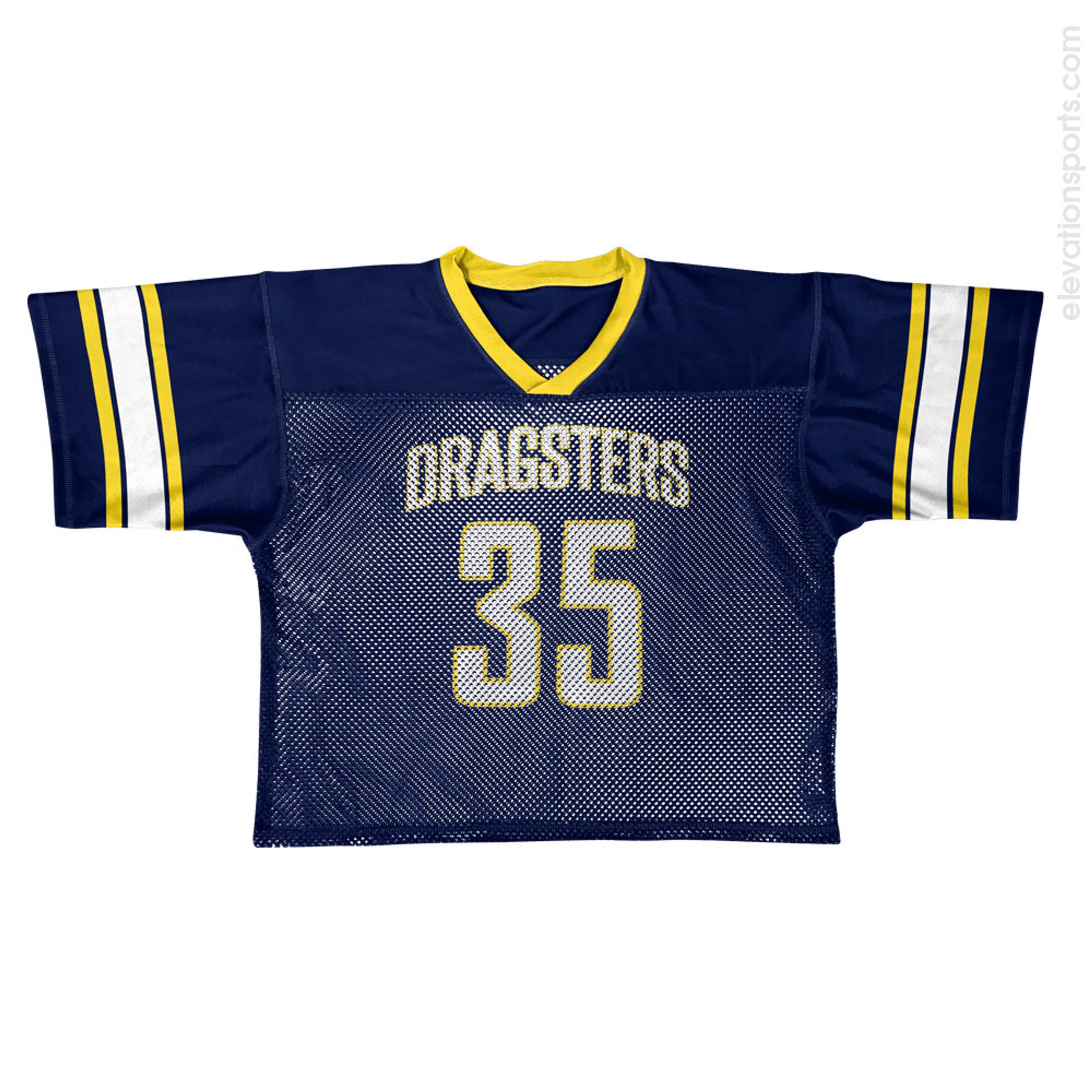 Yellow Black Jackals Lacrosse Jersey
