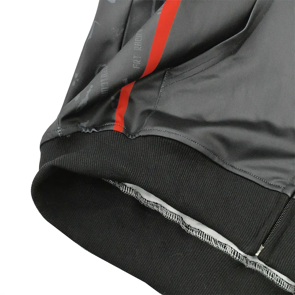 OEM FT2 Racing Black-Red Full-Zip Hooded Jacket Factories, Product