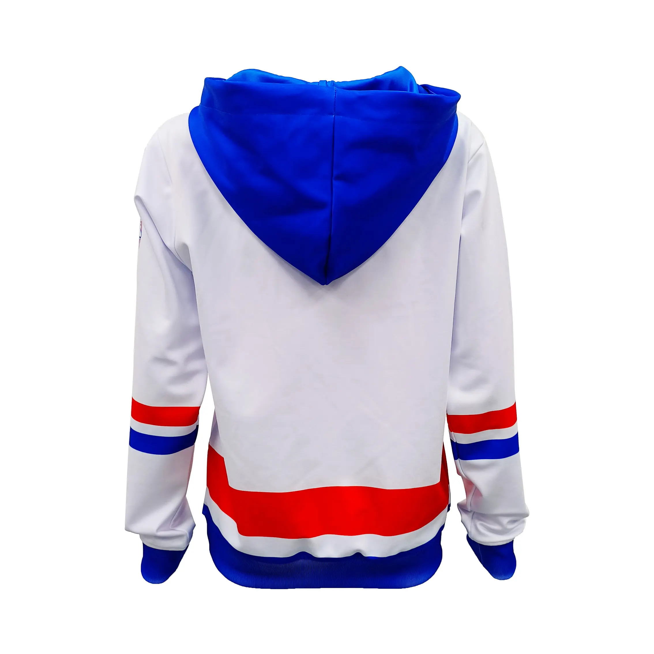 Custom Wholesales Team Logo Ice Hockey Style Polyester Laces Up Hoodies