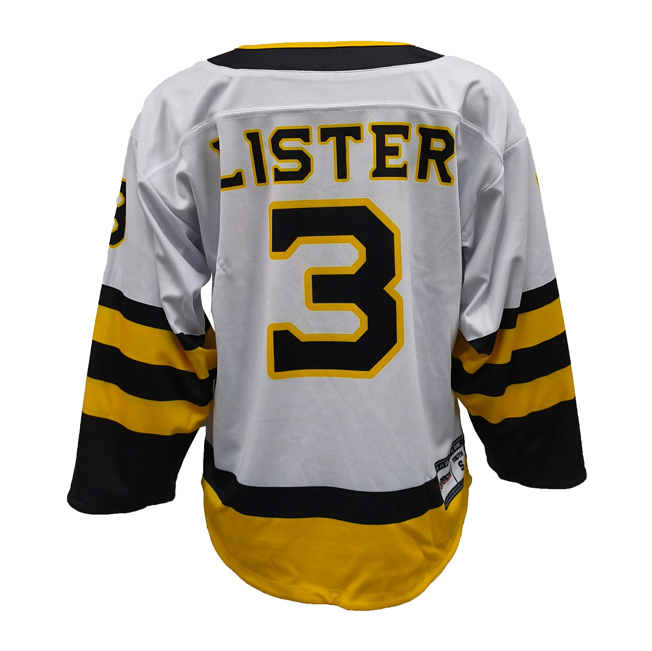 High-Quality Reversible Vintage Bear Ice Hockey Jersey – Black & White Dual-Sided Design Manufacturer, Products