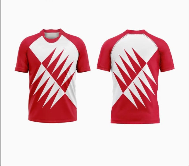 Dynamic X-Pattern Rugby Jersey