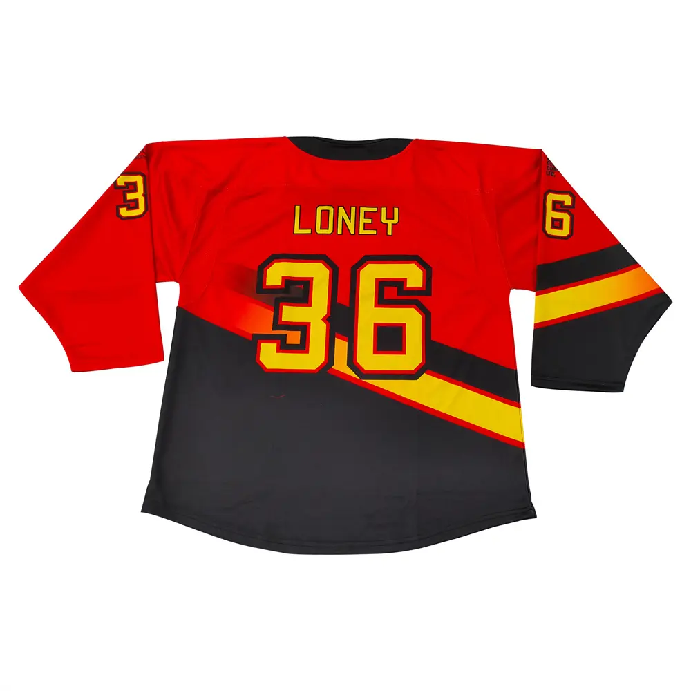 Custom 100% Polyester Mesh Ice Hockey Jersey - Breathable Team Sports Uniform with Personalized Logo/Number/Color Sizing