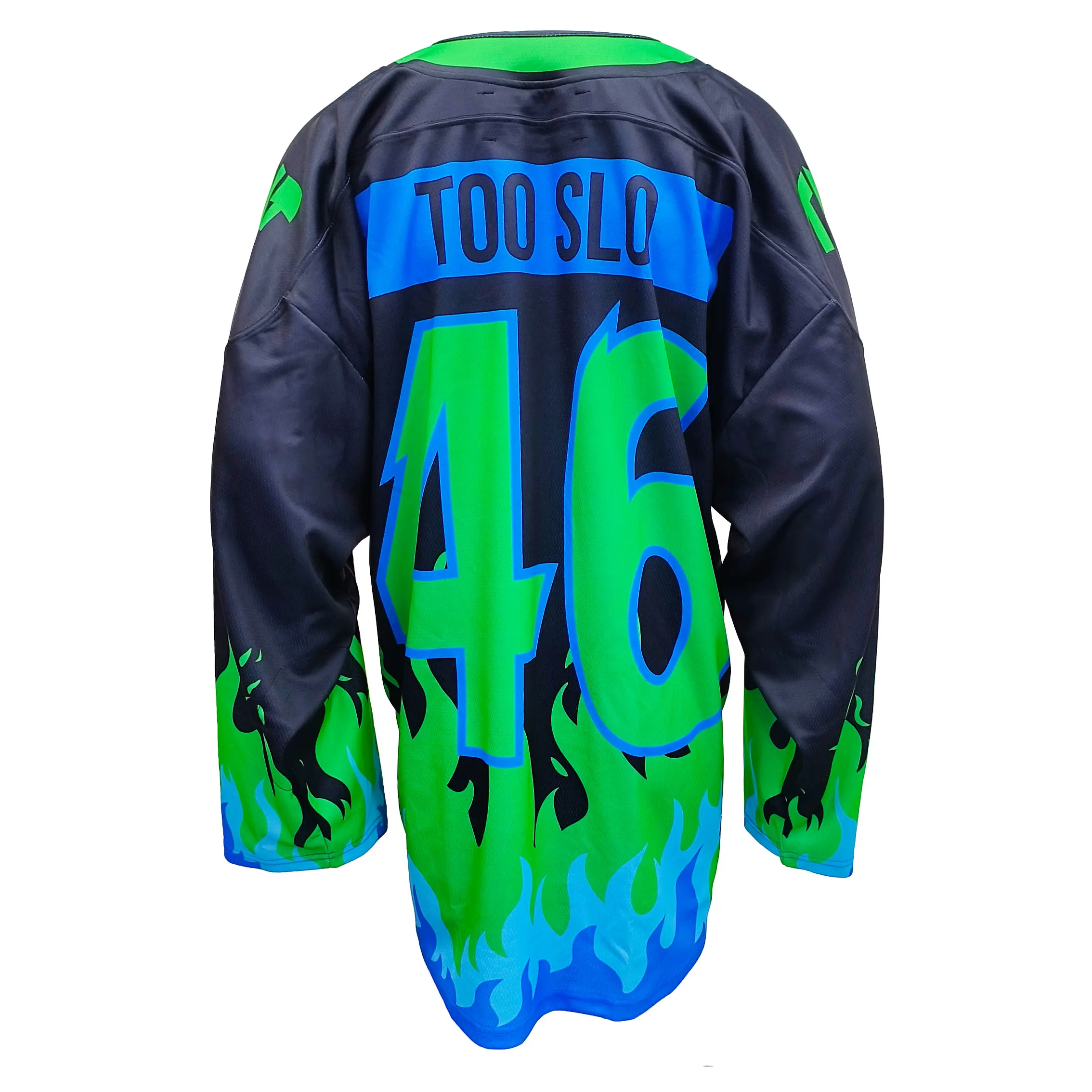 Custom Athletic Wear Neon Green Series Ice Hockey Jerseys Reach Compliant Team Hockey Jerseys