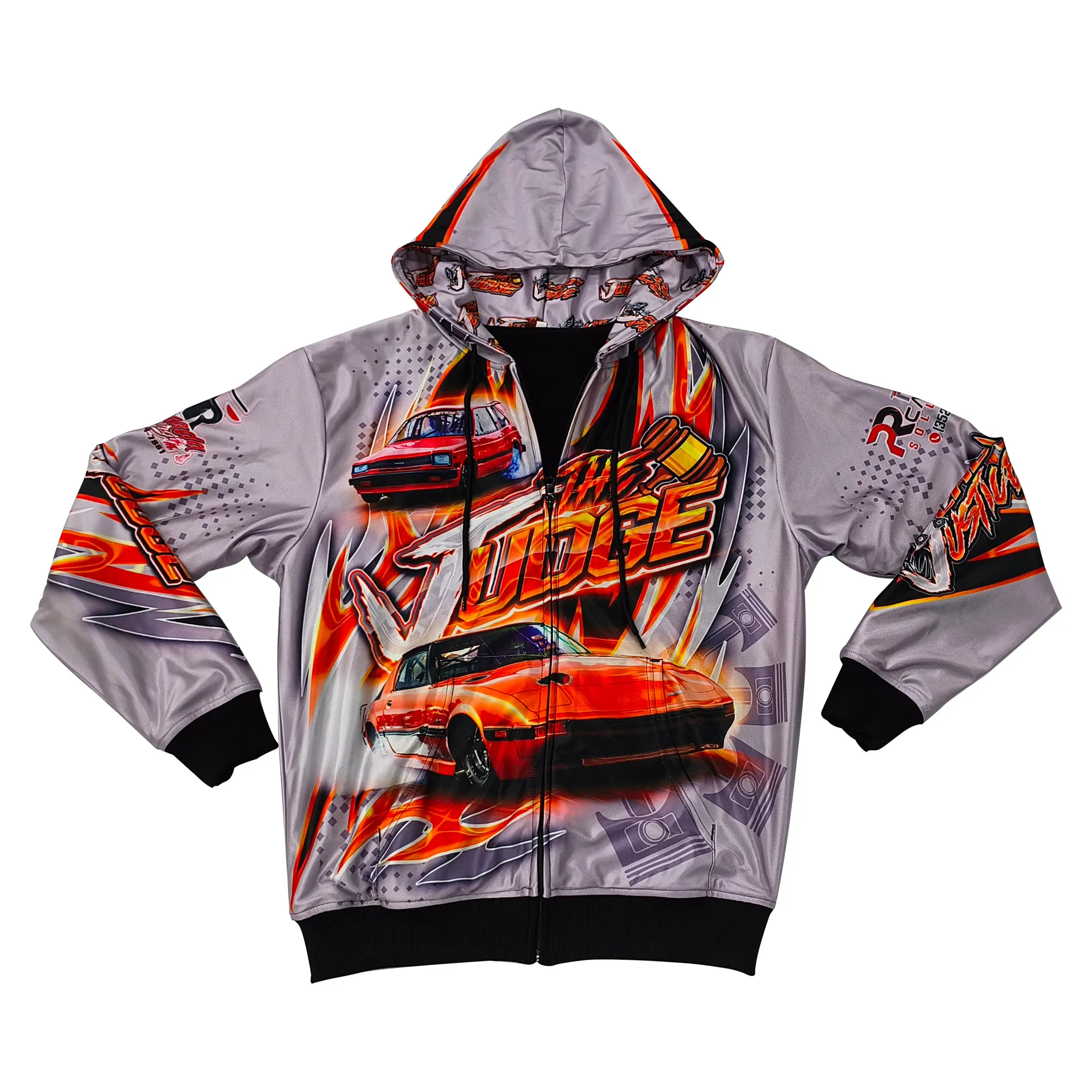 Custom Professional High Quality Pullover Hoodie Racing Zip Hoodie Fashion Stytle Design Suppliers, Factory