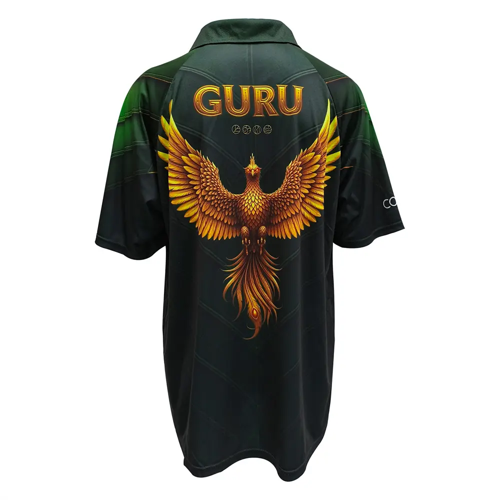 High-Quality Supply Custom OEM Brand Quality Spandex Polyester New Sublimation Pattern Print Dry Fit Upf 50+ Sports Polo T Shirts Factories, Product