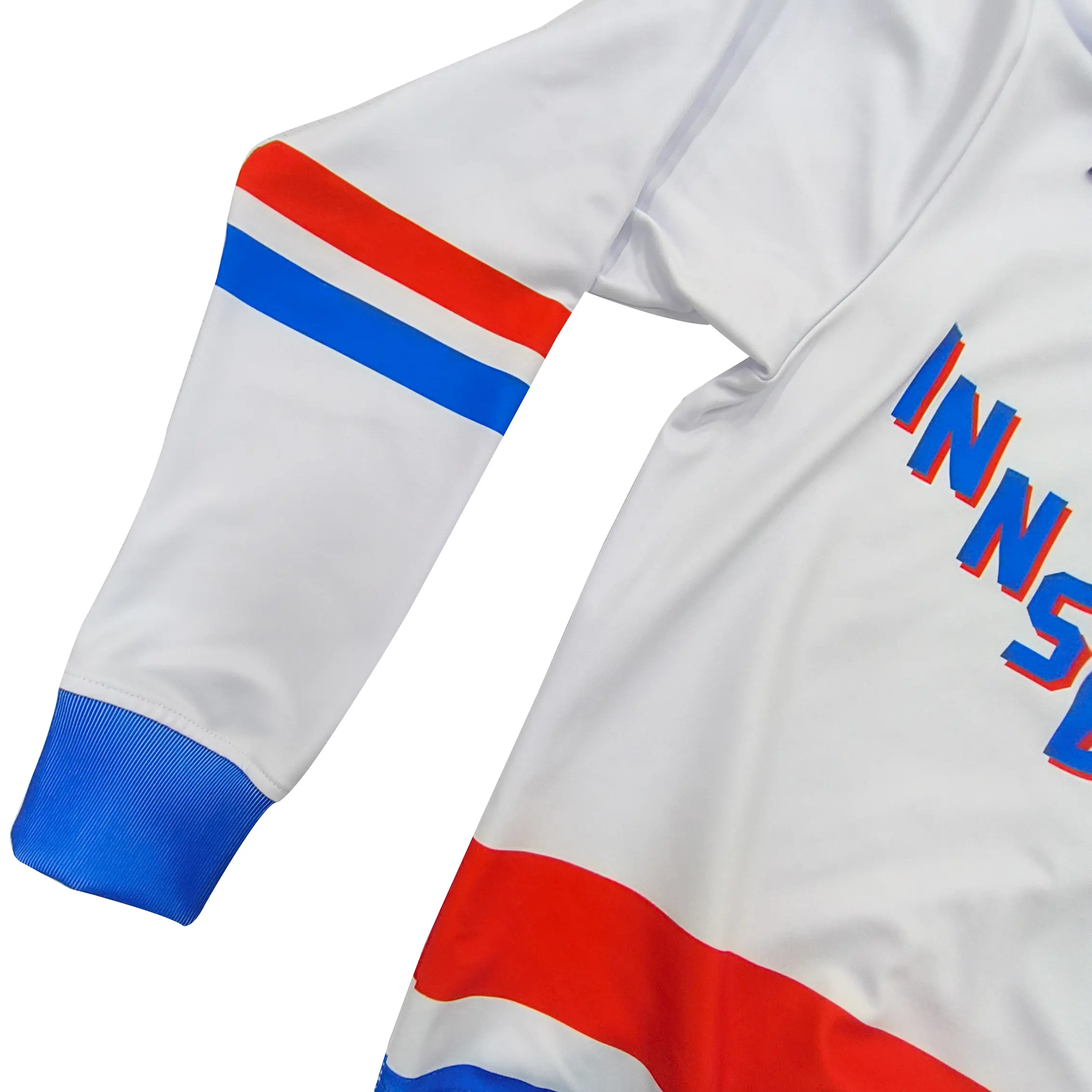 Custom Wholesales Team Logo Ice Hockey Style Polyester Laces Up Hoodies