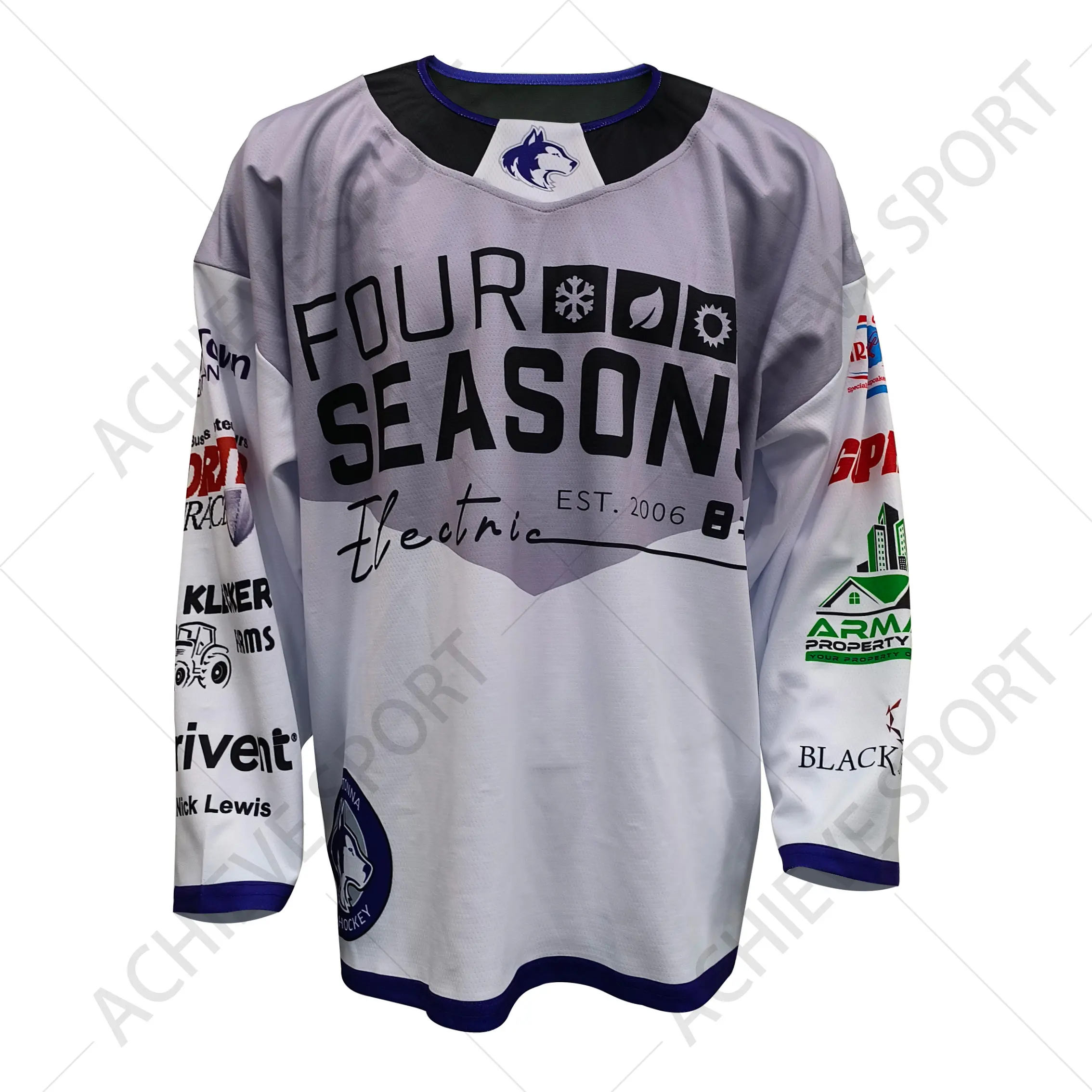 ODM Full Sublimation Printing Sportswear-Customizable Unique Design 100% Polyester Breathable Ice Hockey Jerseys Manufacturers, Factories
