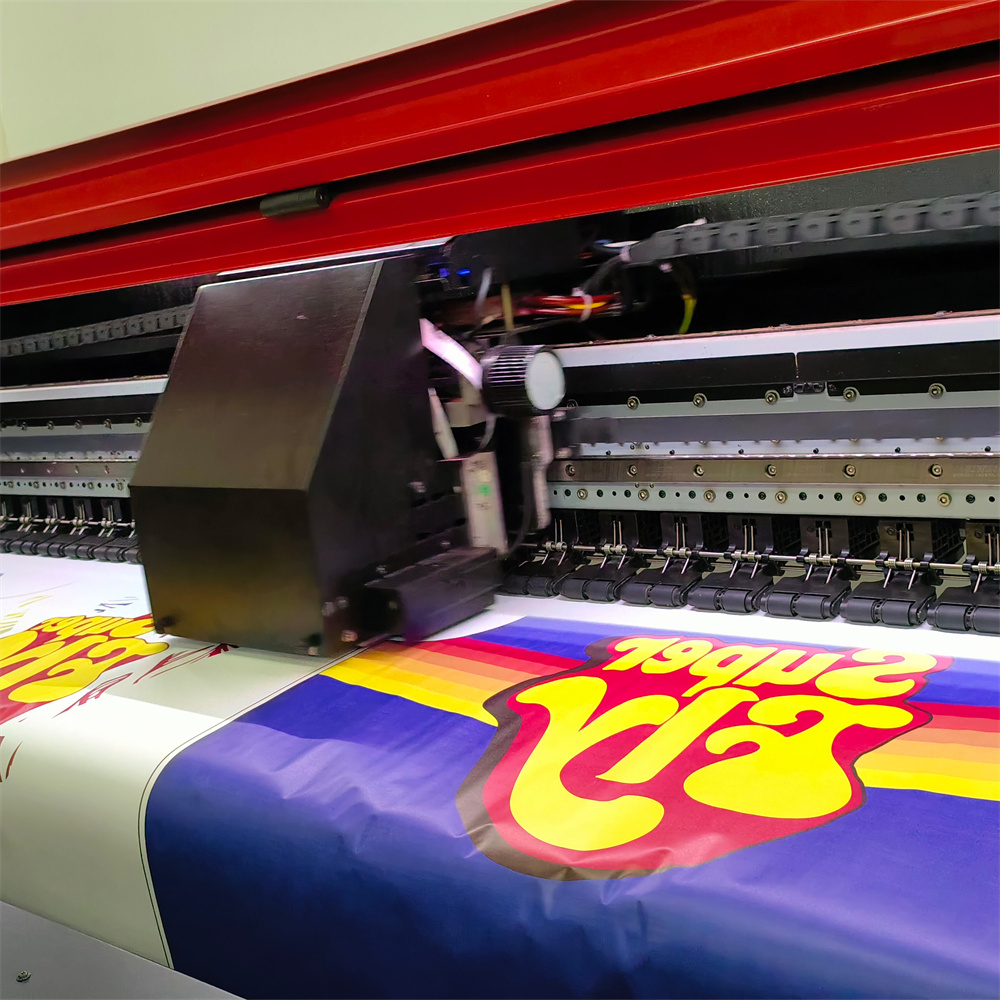 Step 2 Printing on Paper - Sublimation transfer paper printing process