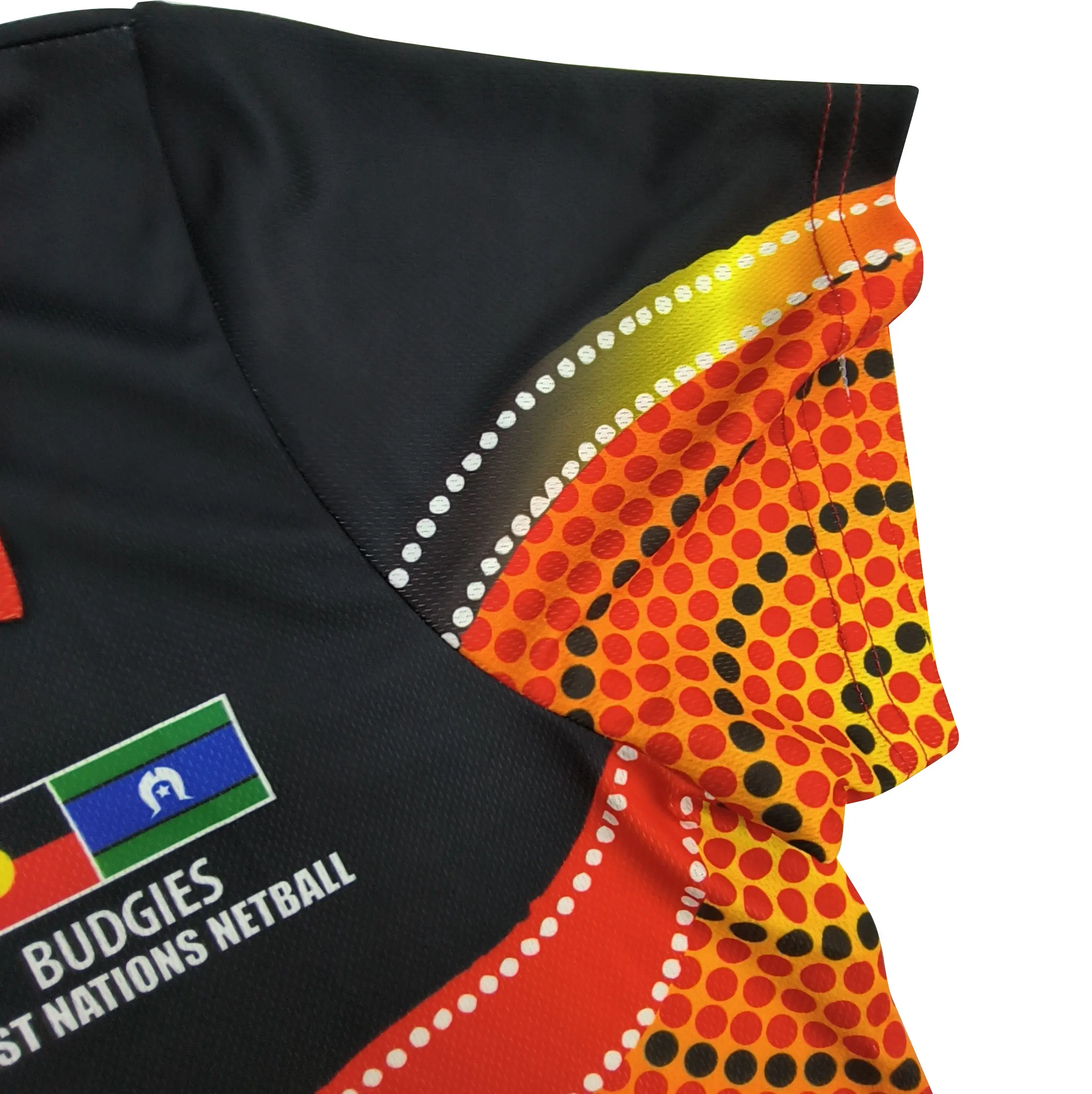 Custom Sublimated Polo Shirt Indigenous Printing Stand-up Polo shirts