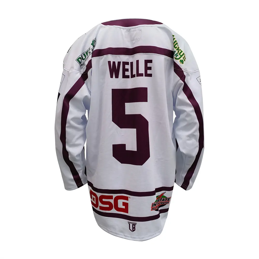 Custom Ice Hockey Jersey Uniform – Breathable Pro-Grade Knit Fabric