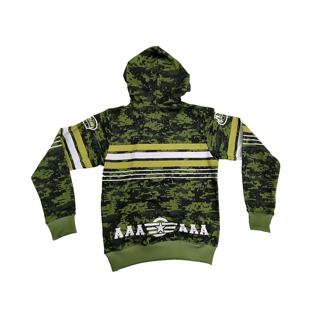 Custom Camo Hoodie – Full Sublimation Team Hoodie with Personalized Name & Logo