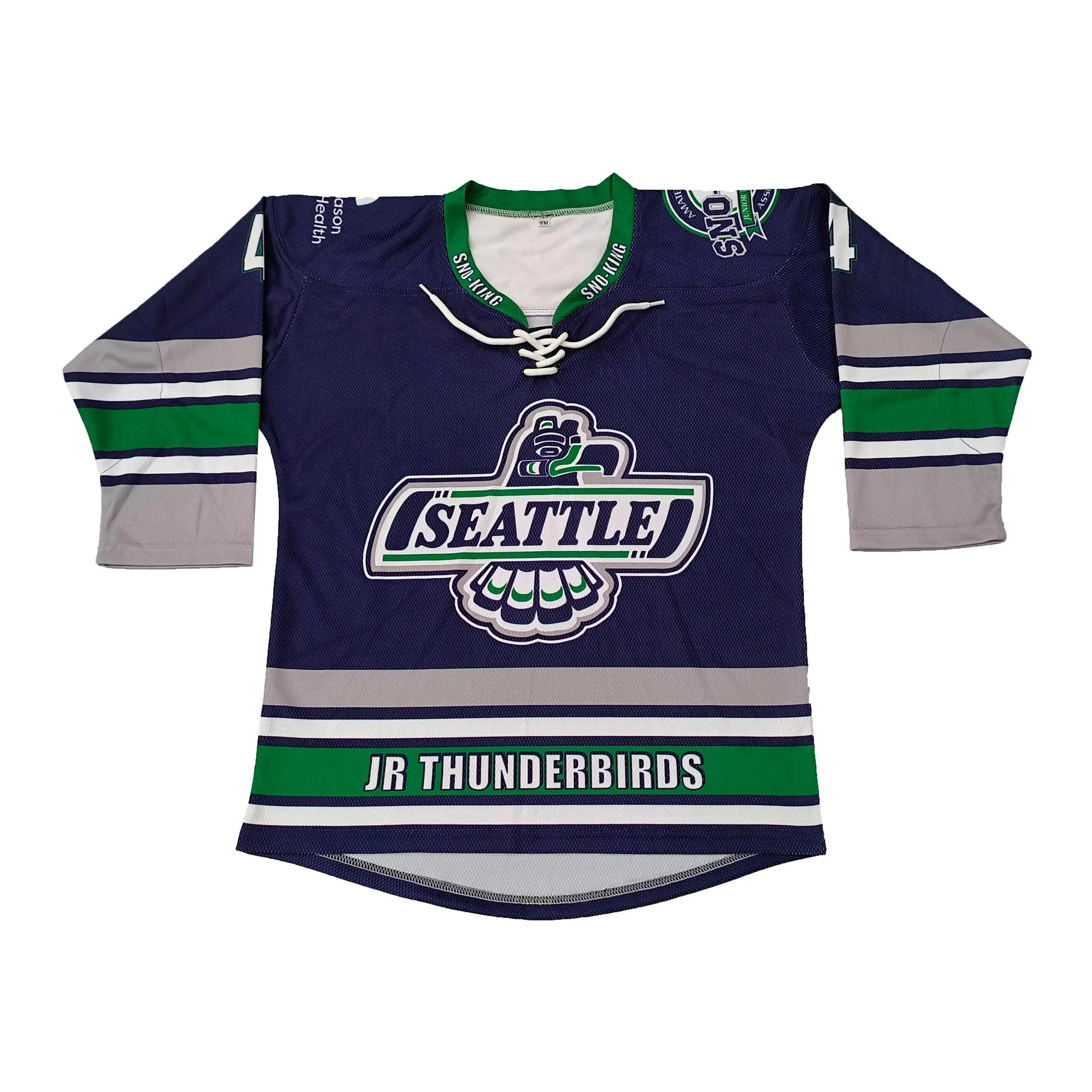 High-Quality Best Price Quick Dry OEM Professional Polyester Customized Embroidery Ice Hockey Jersey Supplier, Factory