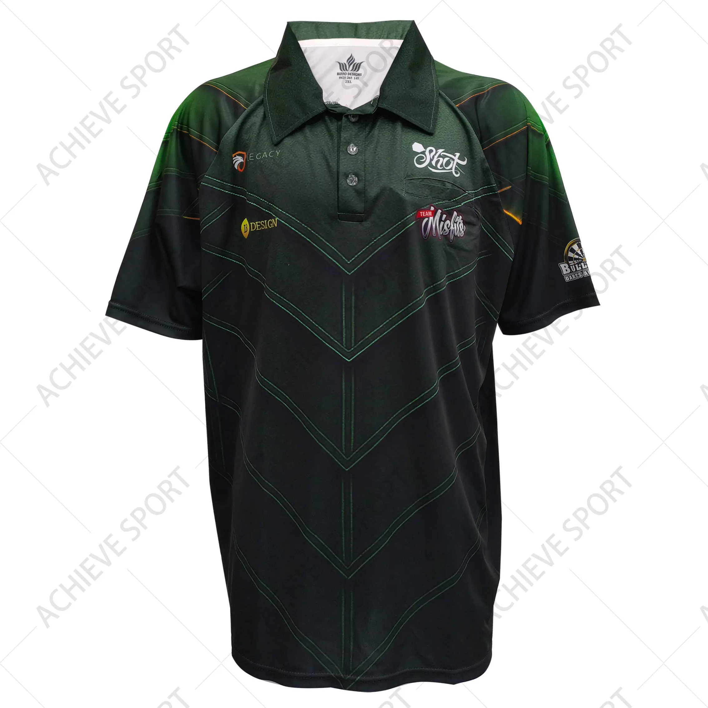 Custom Performance Polo Shirt with Full Sublimation