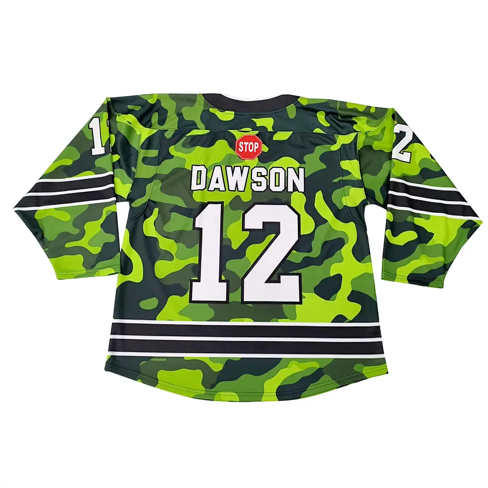Custom Made Youth Ice Hockey Jerseys Sublimation Printed Breathable Wear
