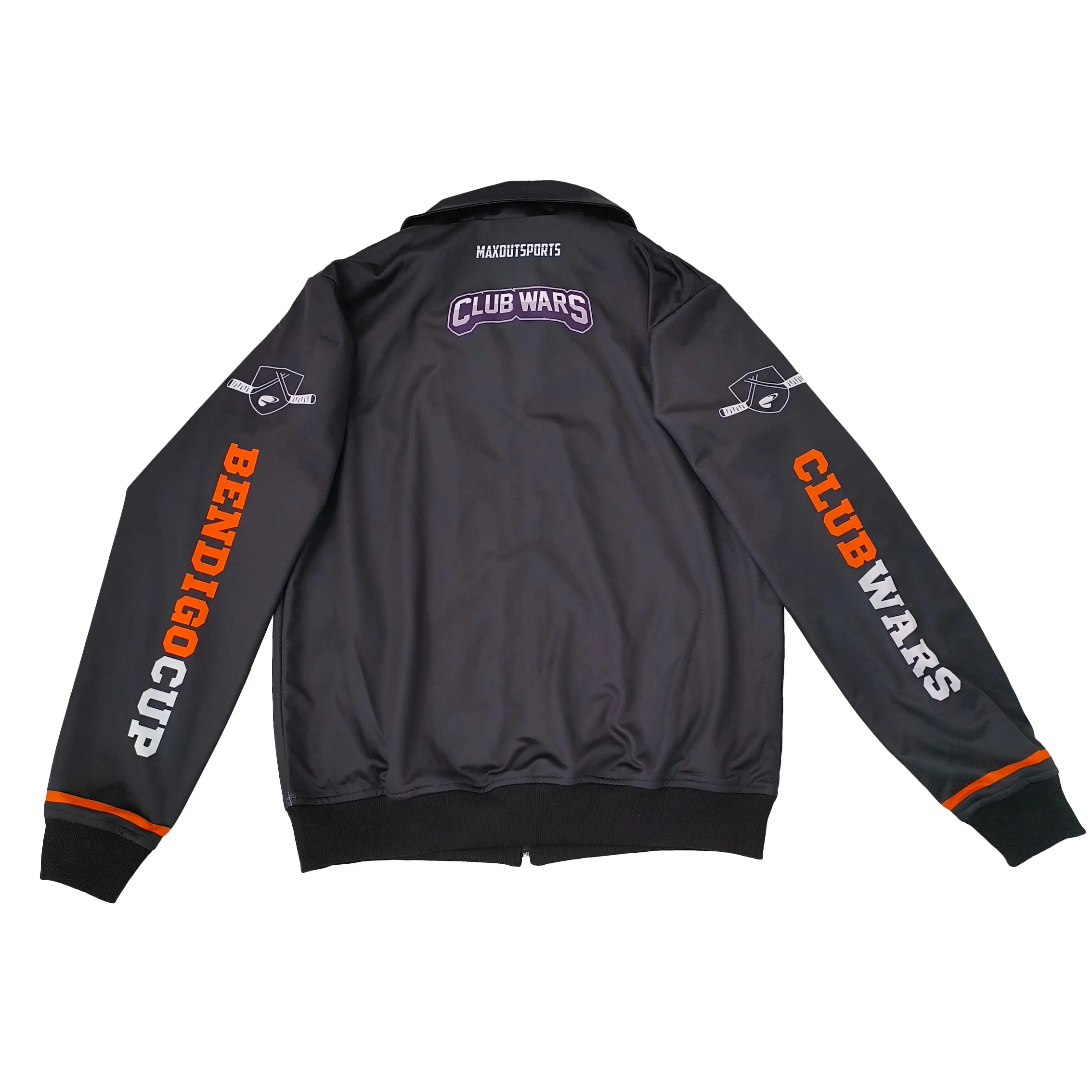 Custom Full Zip-Up Sublimated Jacket | Sports Team Wear With Cotton Cuff and Bottom