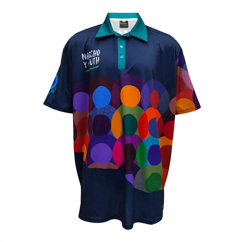 OEM Personalized Pattern Sublimation Printing Men Clothes Custom Polo Shirt Supplier, Factory