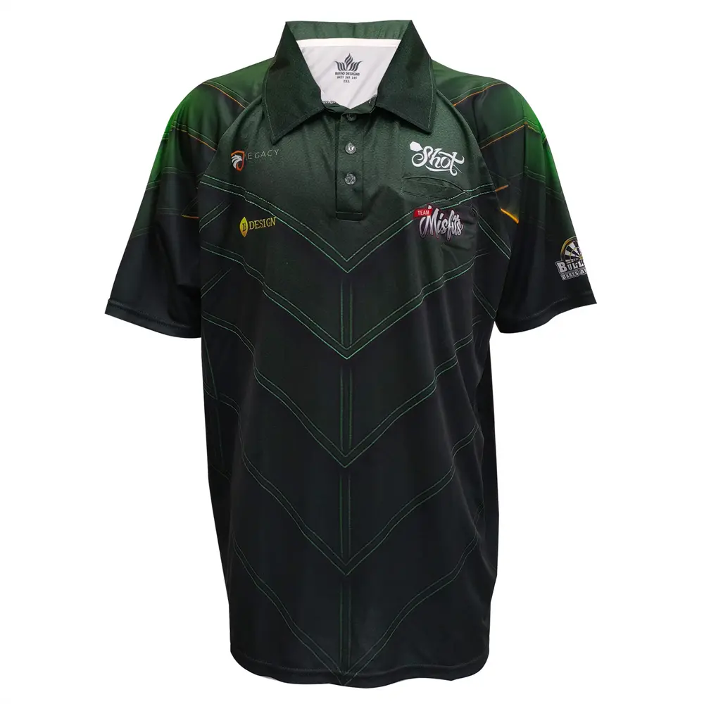 High-Quality Supply Custom OEM Brand Quality Spandex Polyester New Sublimation Pattern Print Dry Fit Upf 50+ Sports Polo T Shirts Factories, Product