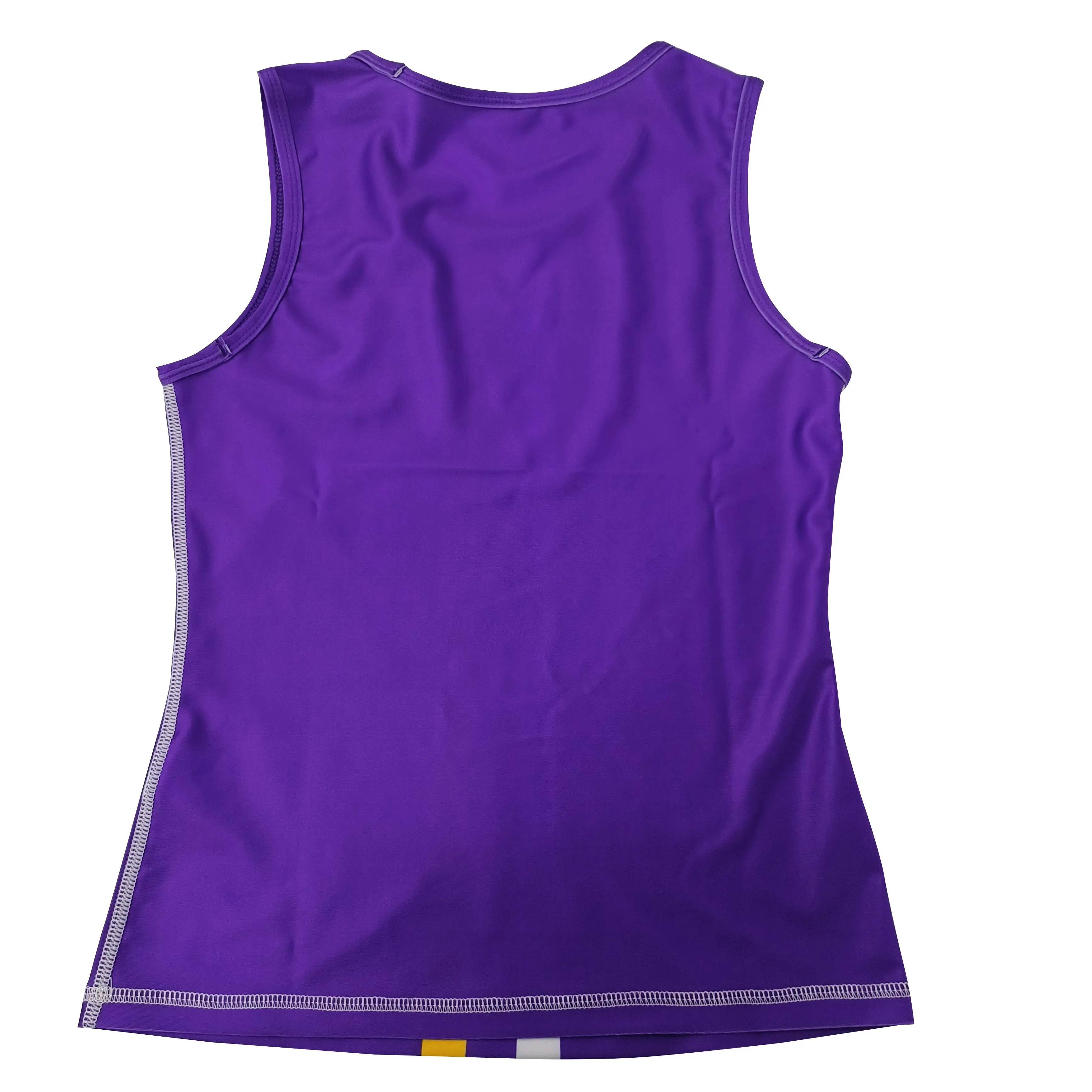 Custom Purple and Yellow Color Block Lions Quick-Dry Sports Tank Top Product, Products