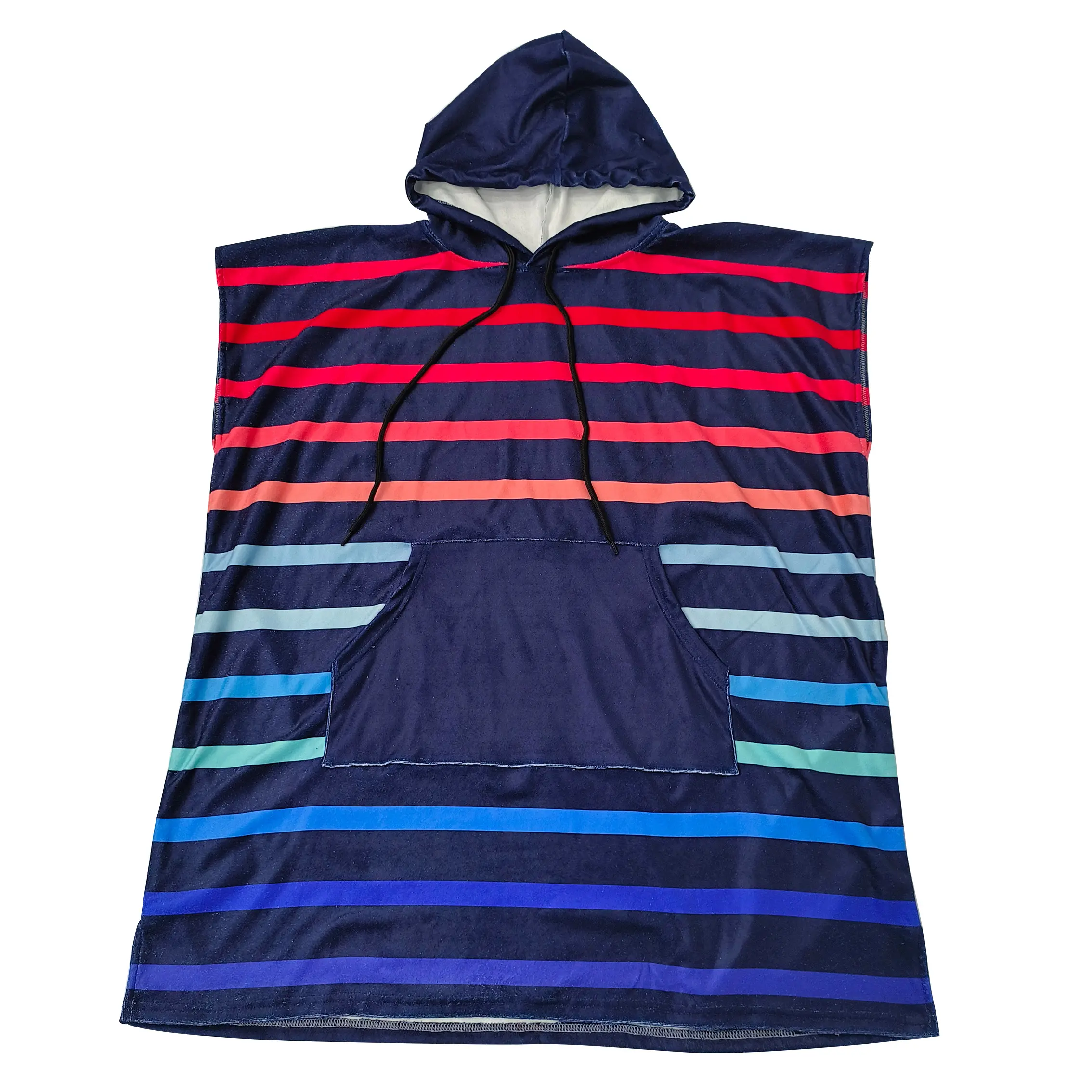 OEM Wholesales High Quality Pullover Sleeveless Hoodie Fashion Rainbow Stytle for Men Supplier, Suppliers