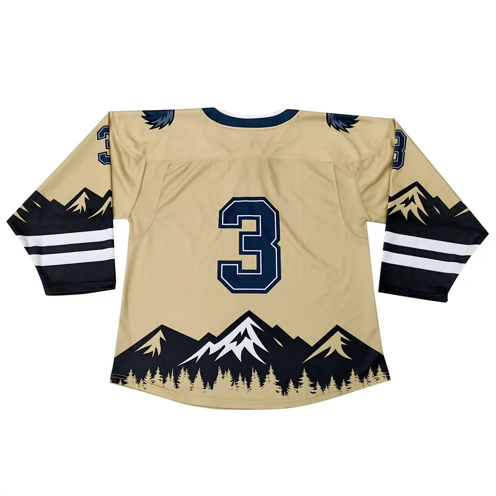 Custom Jerseys 100% Polyester Sublimation Ice Hockey Shirt Sport Wear