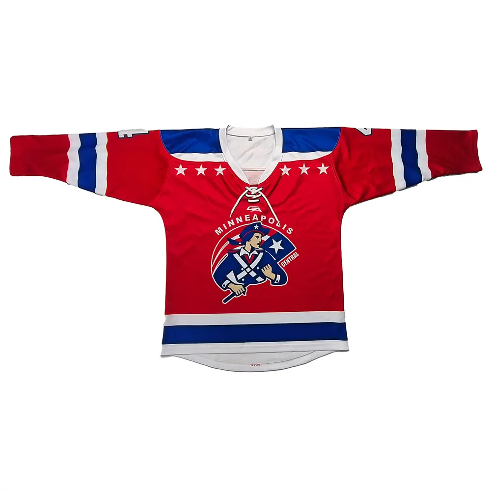 OEM Custom Made Sublimated Ice Hockey Uniform & Jersey