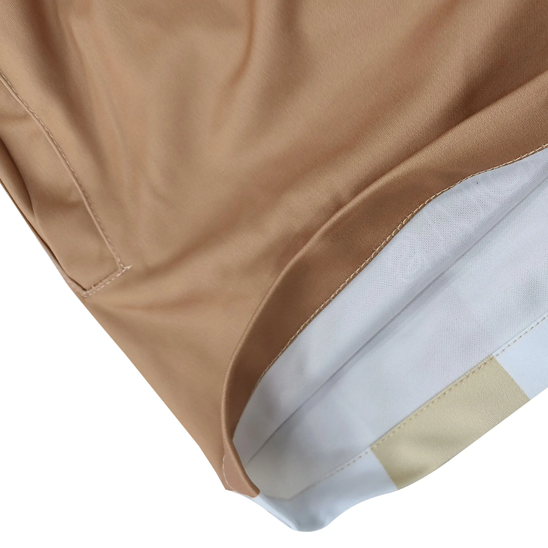 Custom Split-Panel Athletic Shorts – Plaid & Solid Color Design