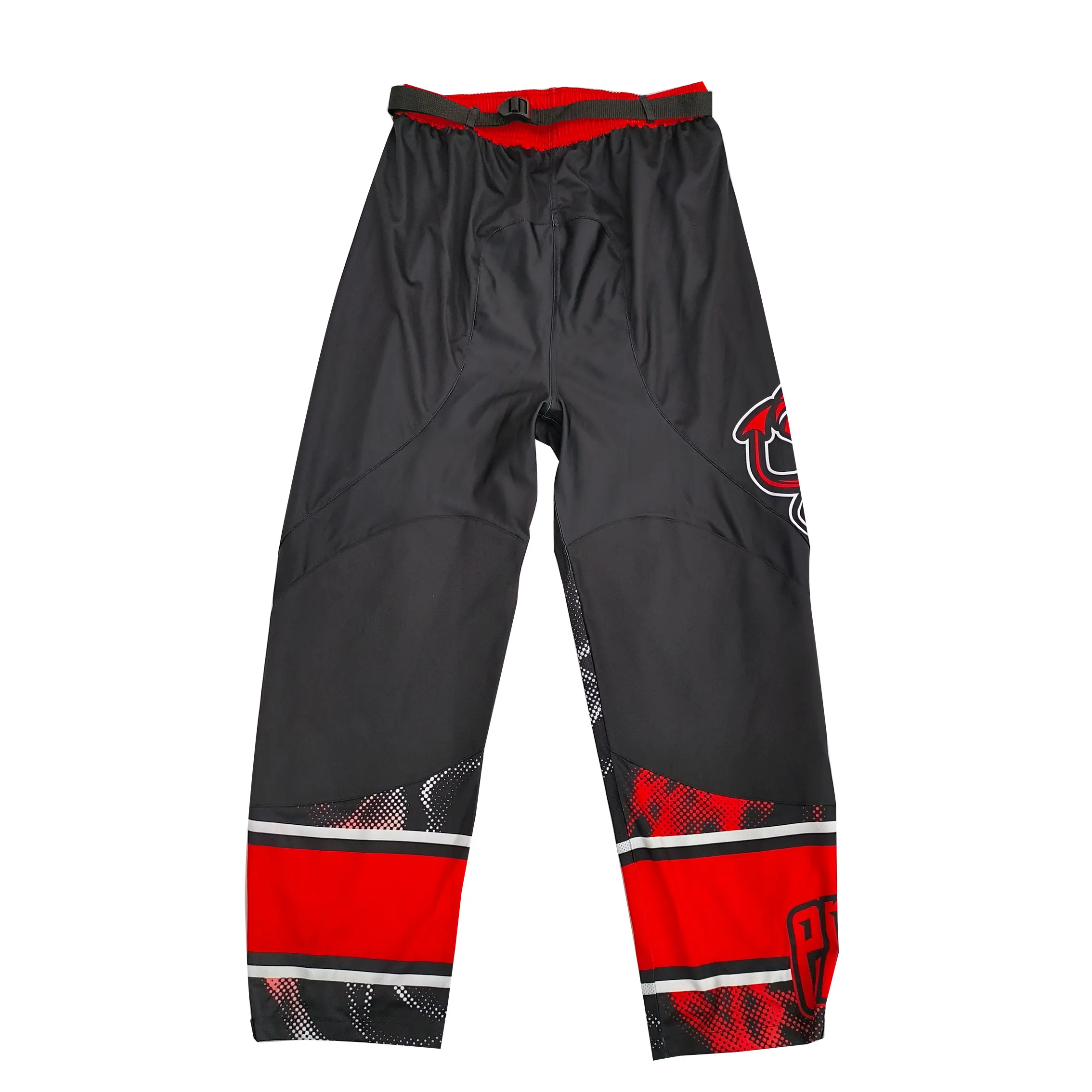 Custom Hockey Pants With Waist Belt Team Wear Nice Design Hockey Long Pants Factory, Product