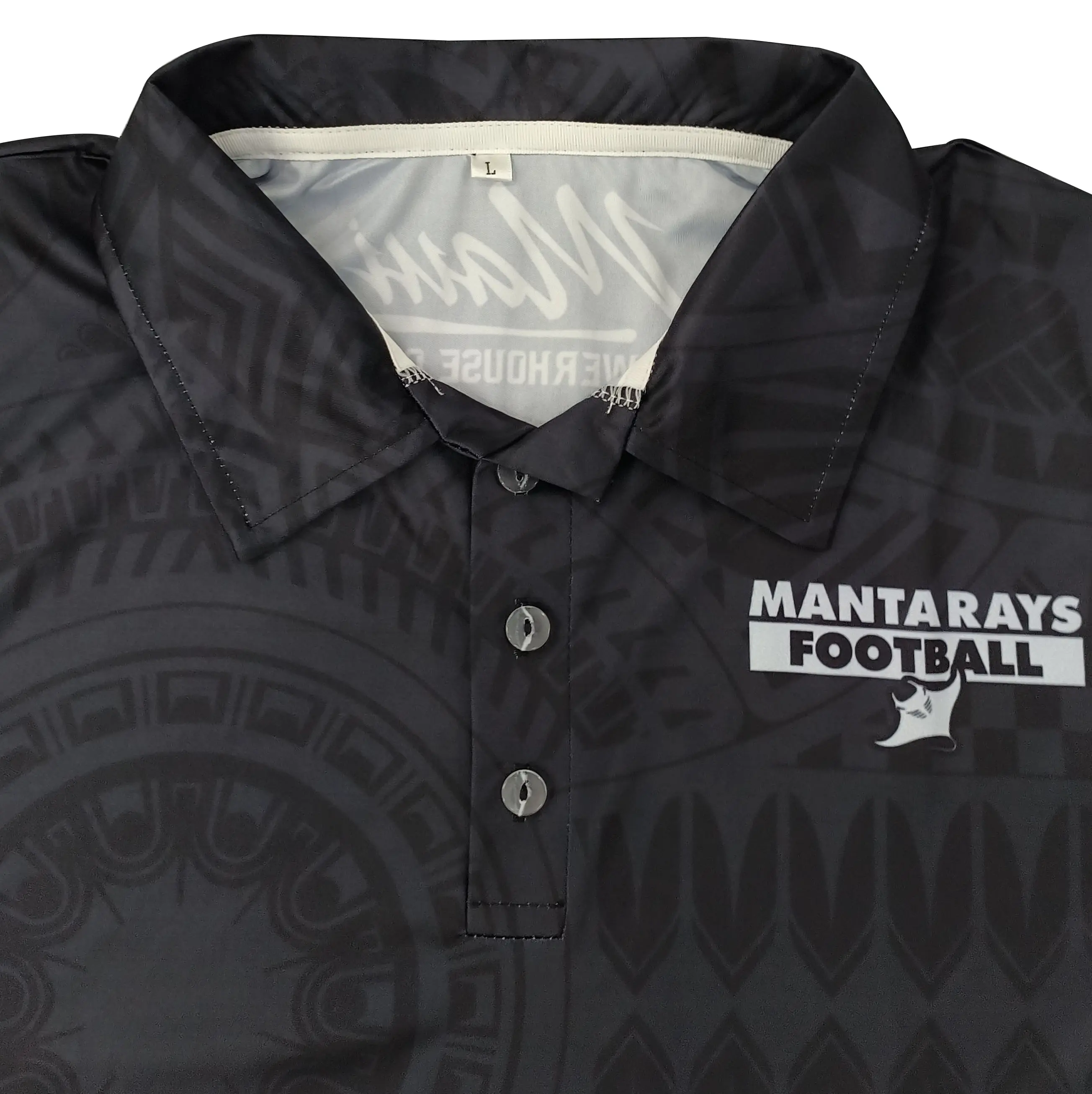 Custom Hot Design Sublimated Printing Polo Shirt Stand-up Button Polo shirts