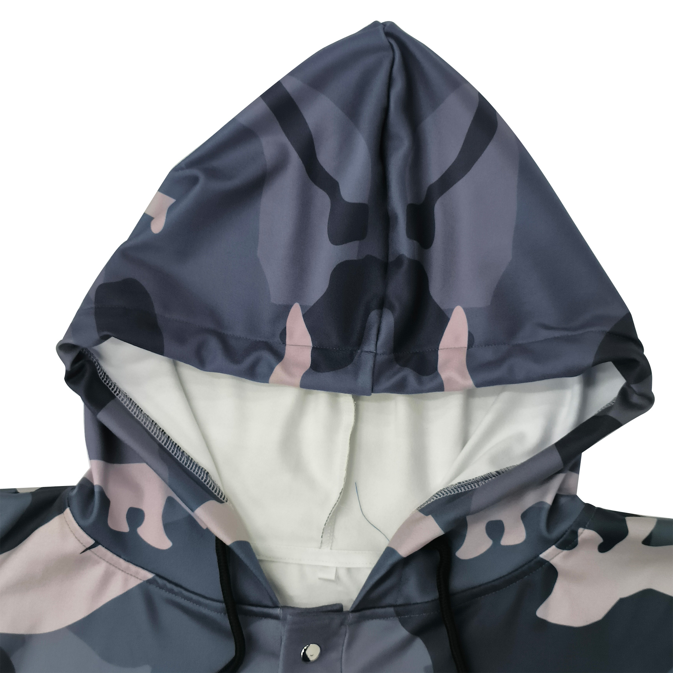Dark-gray Camouflage Hoodie Detail