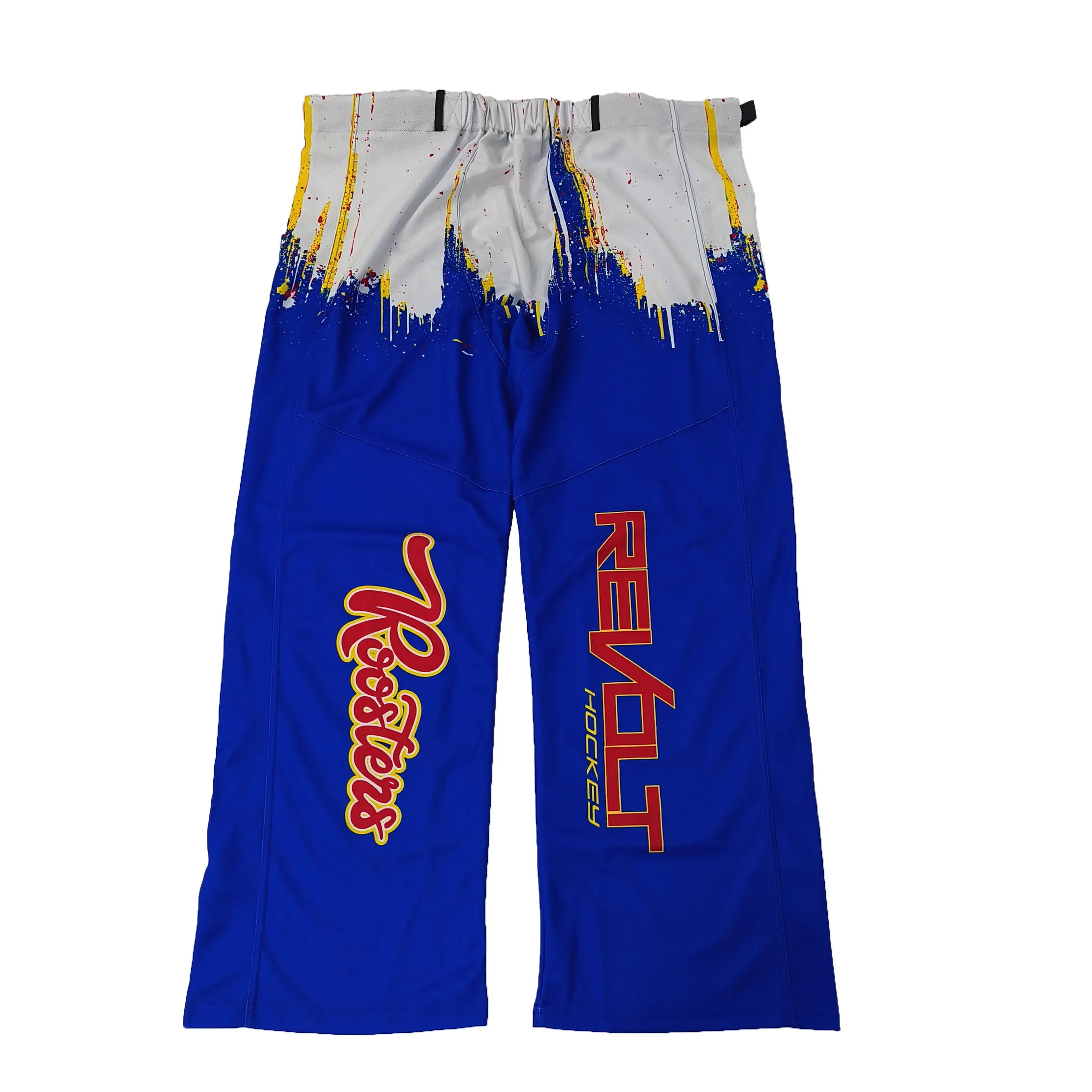 Custom Men's White and Blue Long Pants - Stylish Casual Wear Suppliers, Products