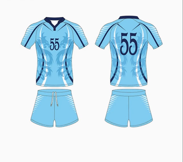 Rugby Jersey Sharp Chevron Layout