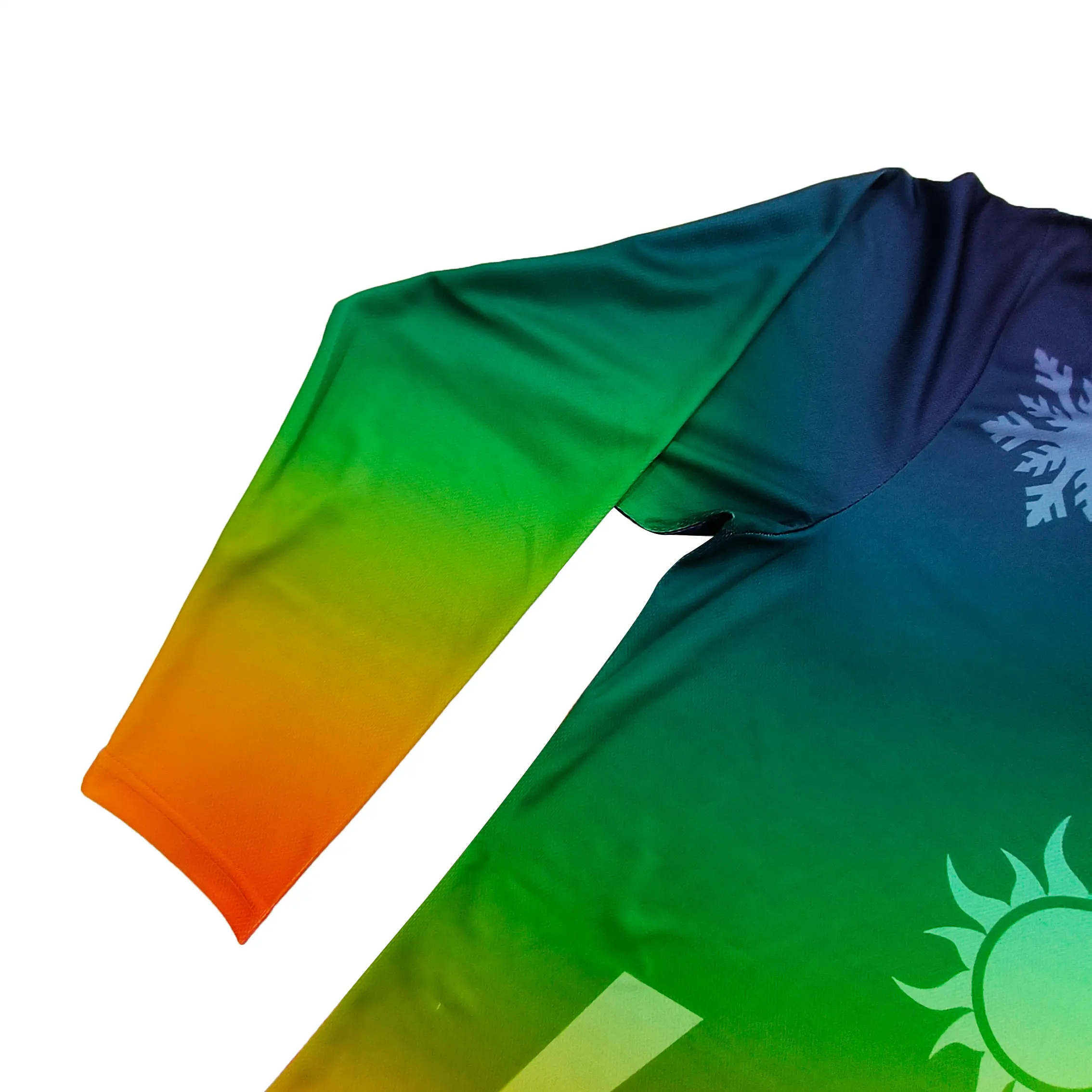 ODM SpectrumFlow Sublimated Long Sleeve Performance Polo Suppliers, Factories