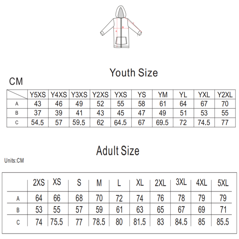 Size Chart Detail