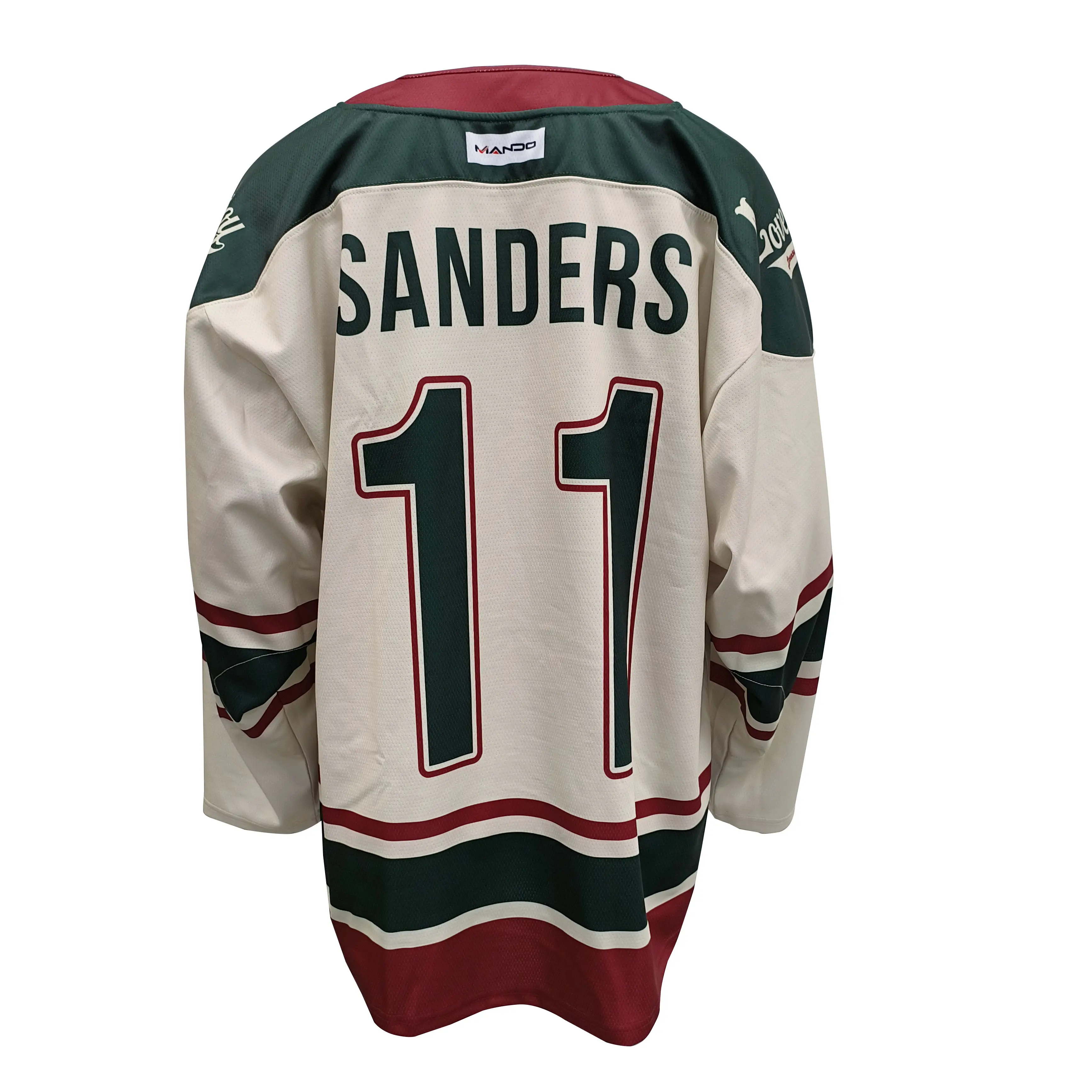Custom Lace Neck Hockey Jersey Sublimation Printing Logo Team Player Ice Hockey Jerseys