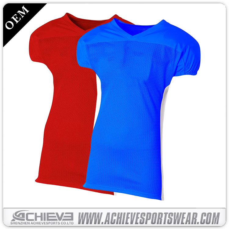 Premium Sublimated Polyester Short-Sleeve American Football Jersey detail
