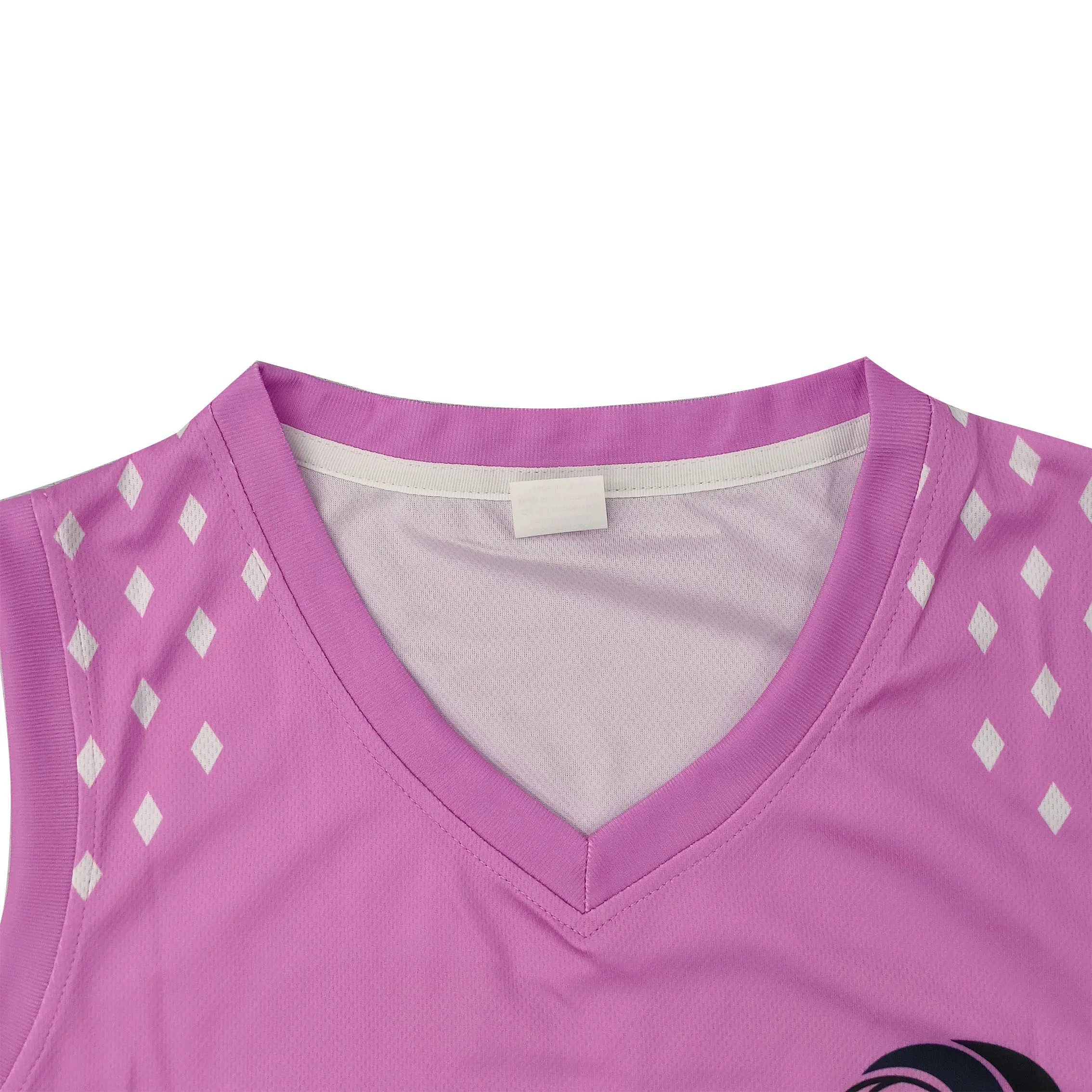 ODM Aurora Pink Sleeveless Basketball Vest Manufacturer, Factory