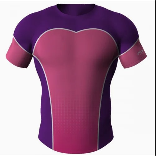 Turquoise Speedline Athletic Rugby Jersey (1)