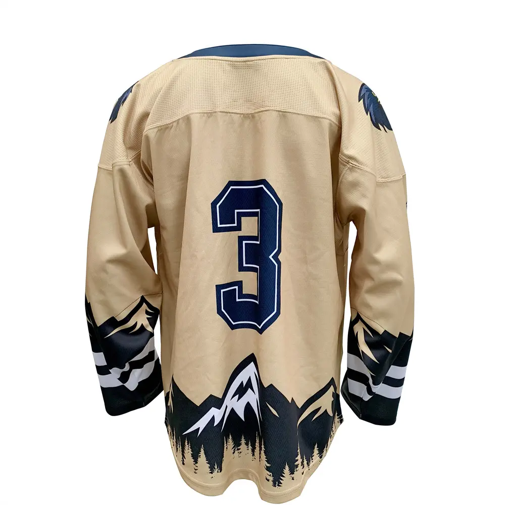 Custom Jerseys 100% Polyester Sublimation Ice Hockey Shirt Sport Wear