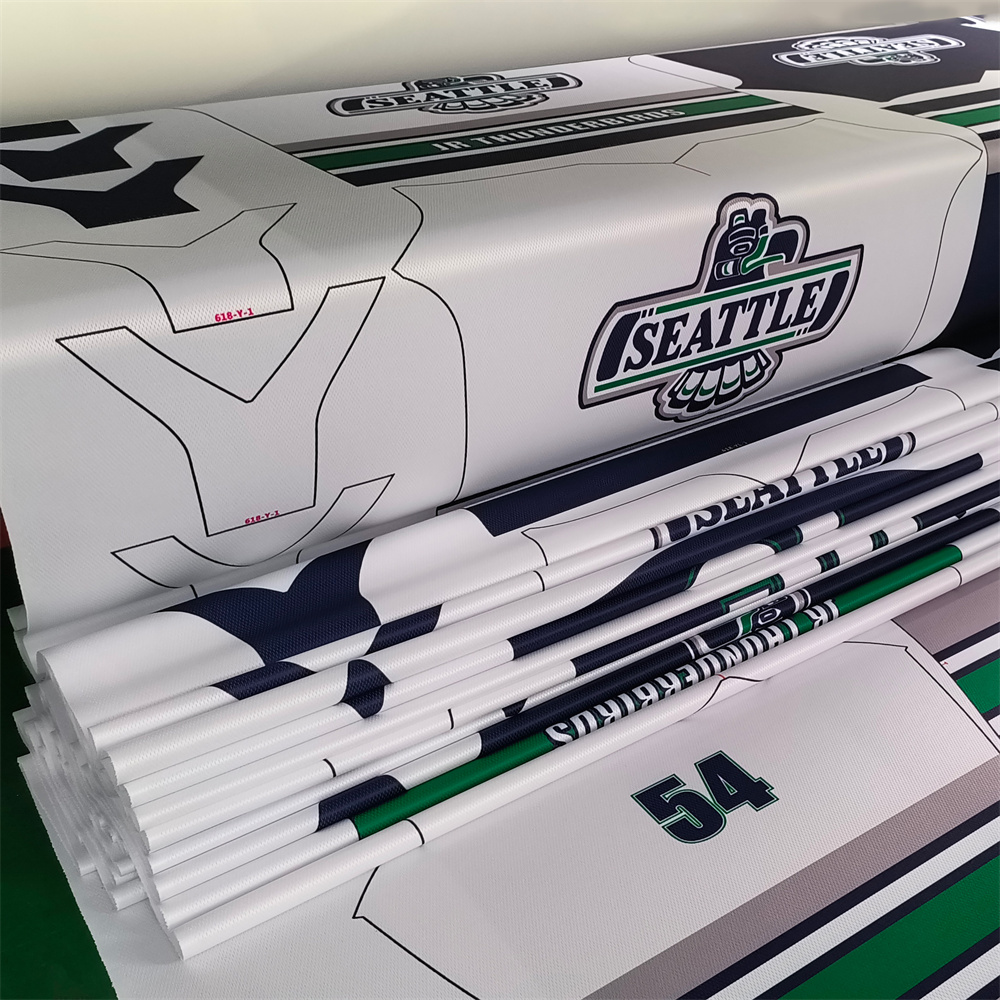 Step 3 Sublimated Print - Heat transfer sublimation printing on fabric