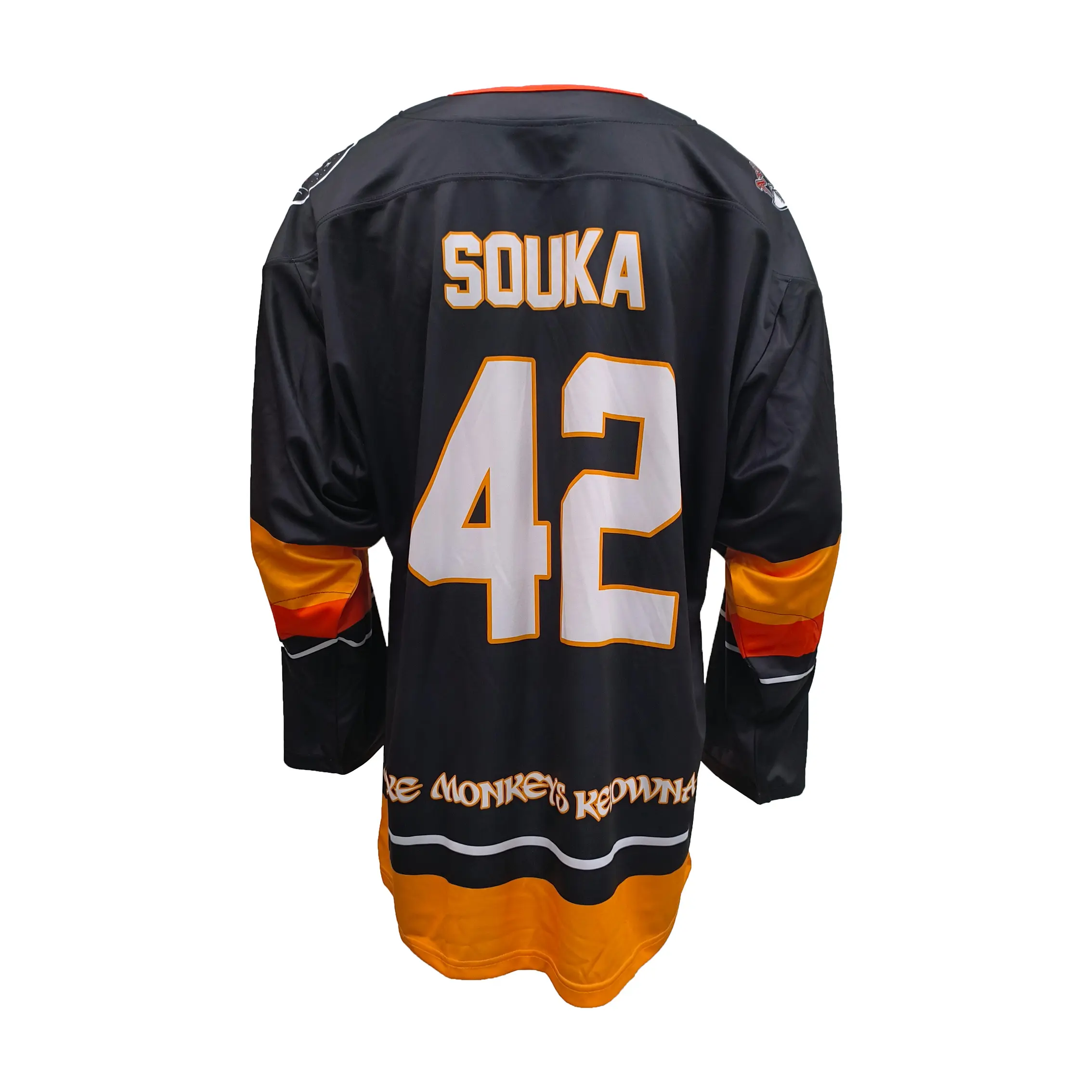 Custom Graphic Ice Hockey Jersey – Dark Series with Bold Sublimated Artwork