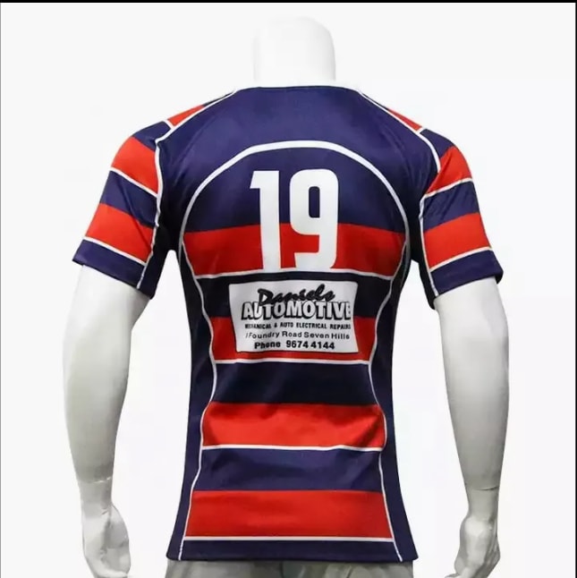 Rugby Jersey Fabric Detail