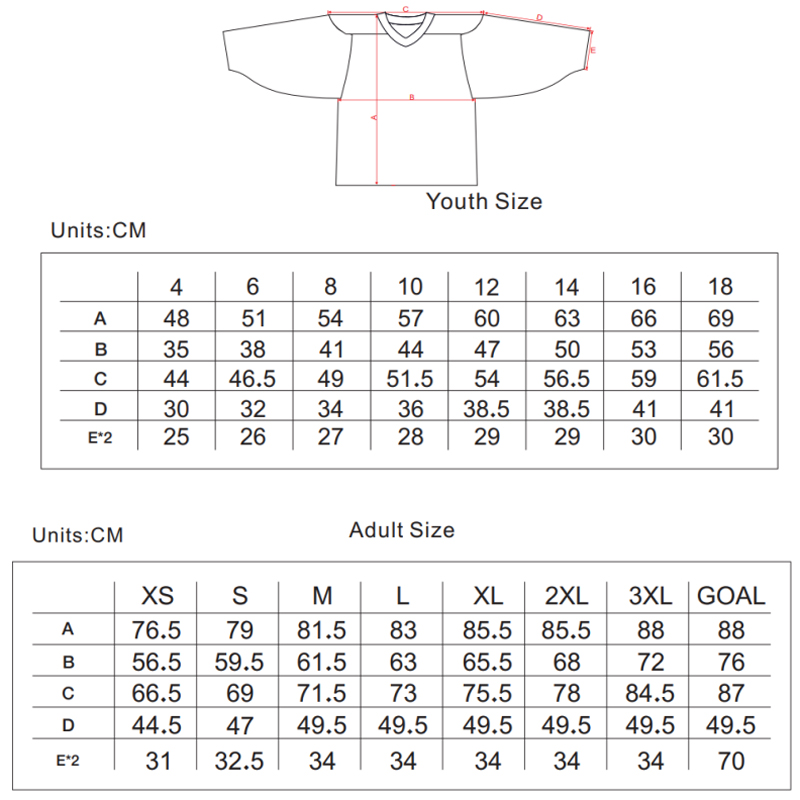 Size Chart Info