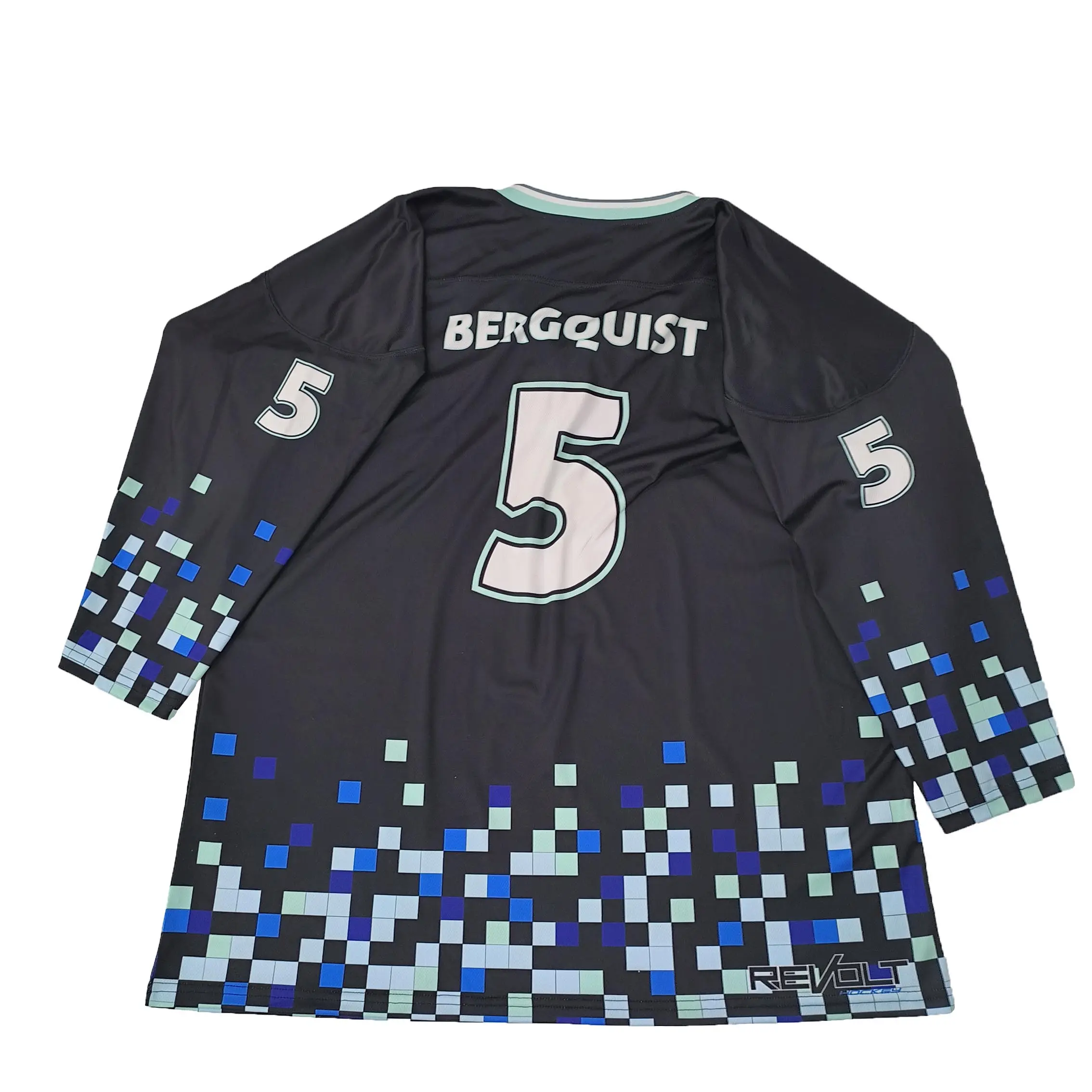 Custom Recolt Game Ice Hockey Jersey Lace Neck Full Sublimation Printing Jerseys