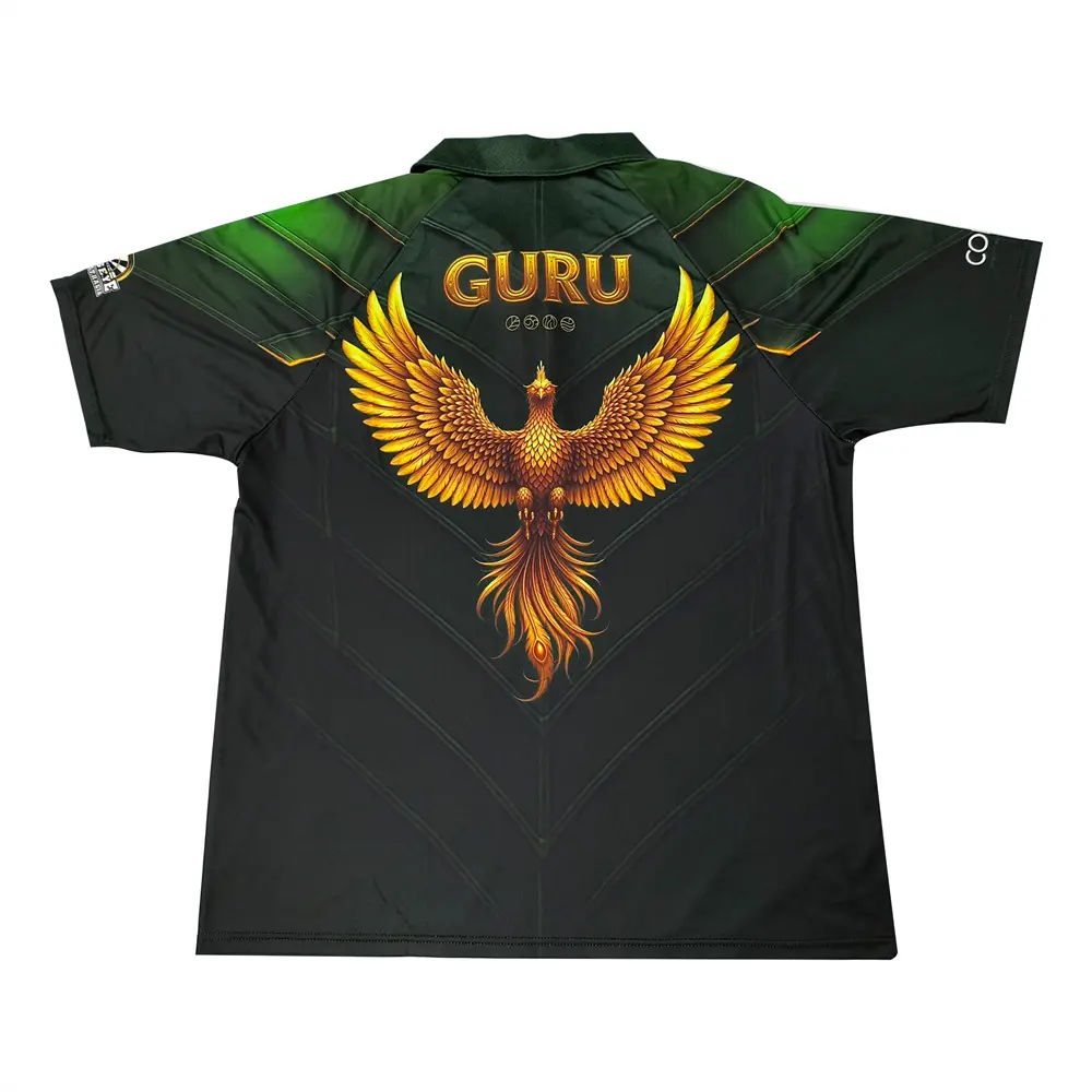 High-Quality Supply Custom OEM Brand Quality Spandex Polyester New Sublimation Pattern Print Dry Fit Upf 50+ Sports Polo T Shirts Factories, Product