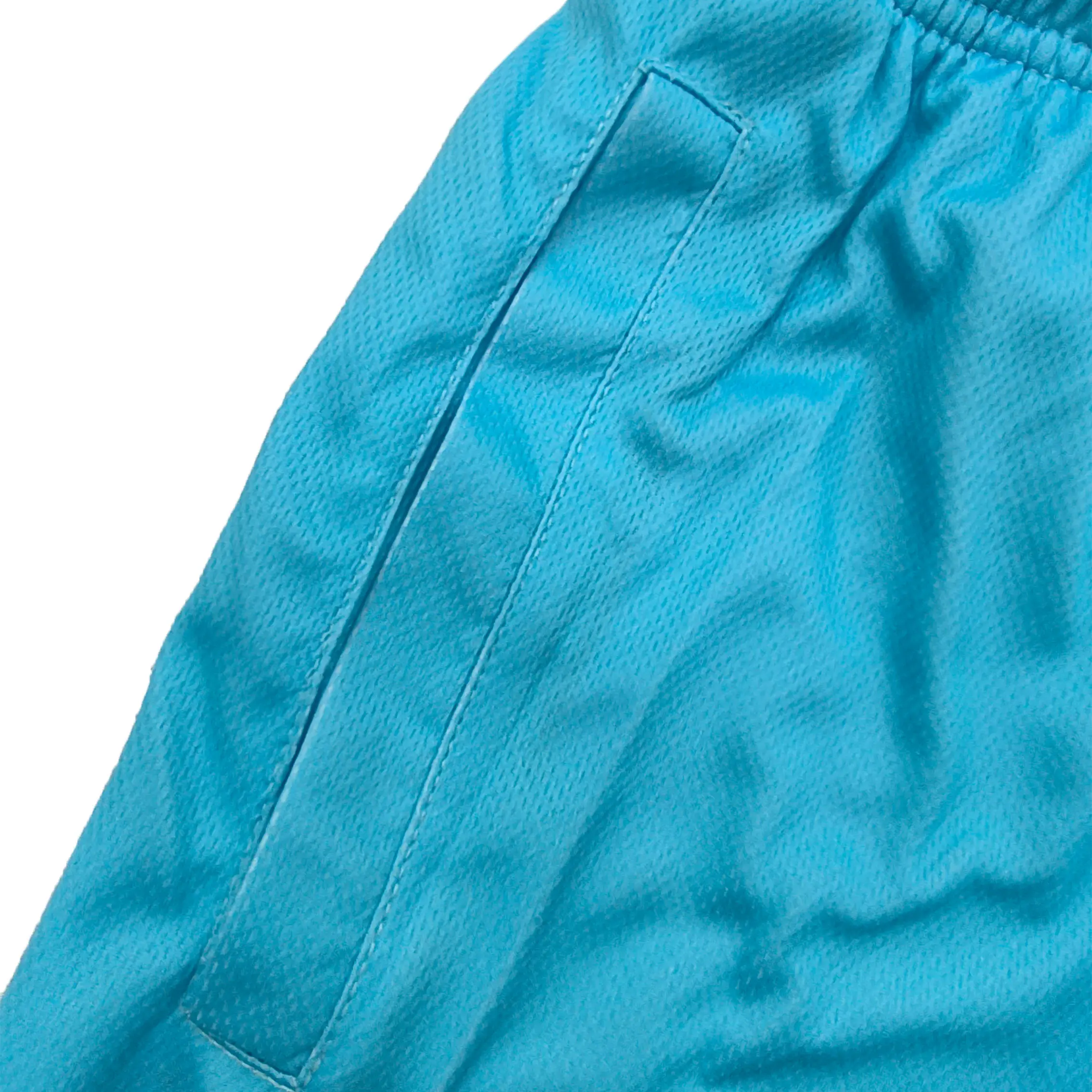 Custom Teal Color Sublimated Quick Dry Breathable Loose Version Shorts